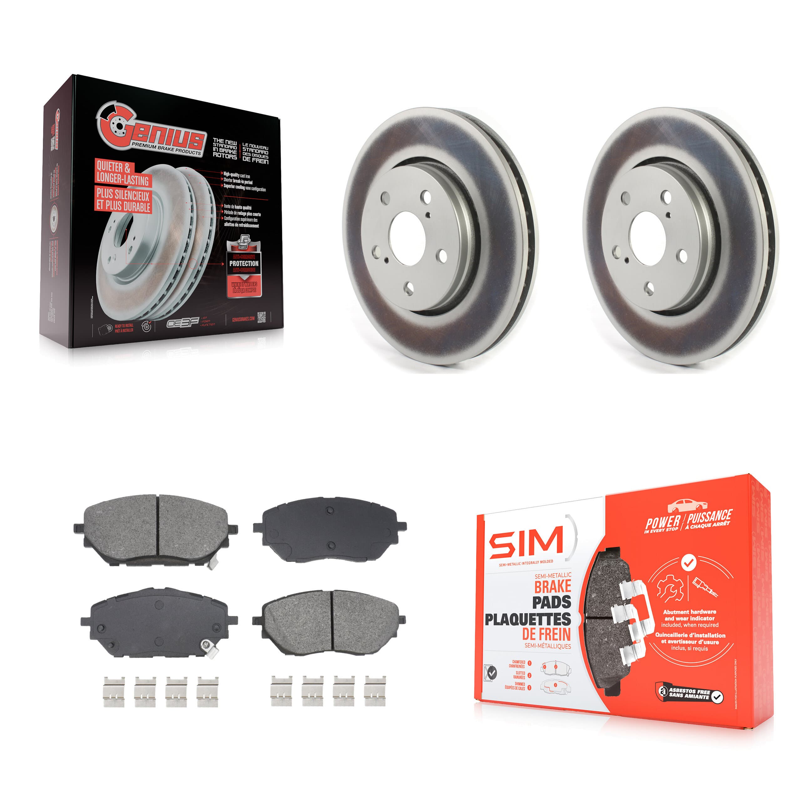 Transit Auto - KGS-102637 - Front Disc Brake Kits image 1