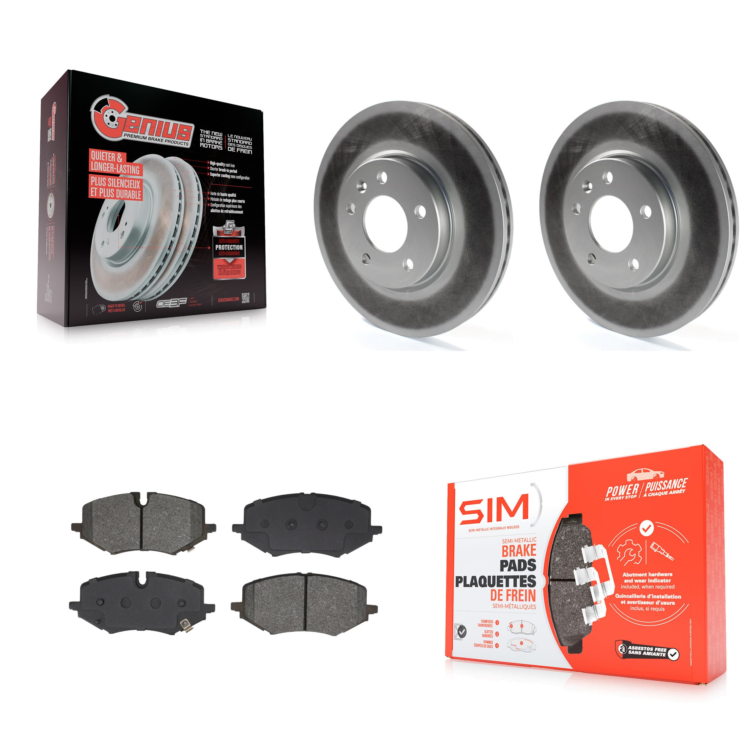Transit Auto - KGS-102640 - Front Disc Brake Kits image 1
