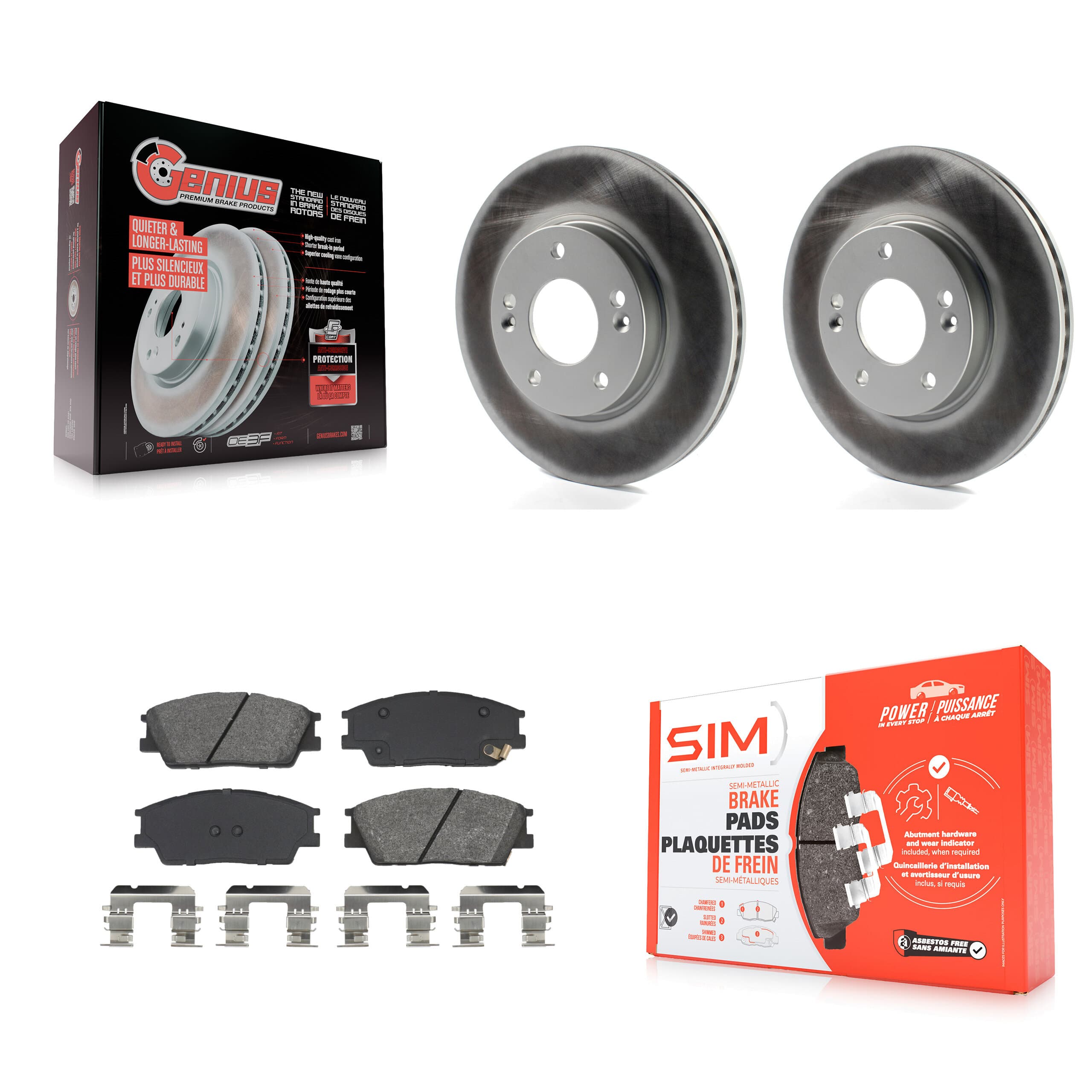Transit Auto - KGS-102645 - Front Disc Brake Kits image 1
