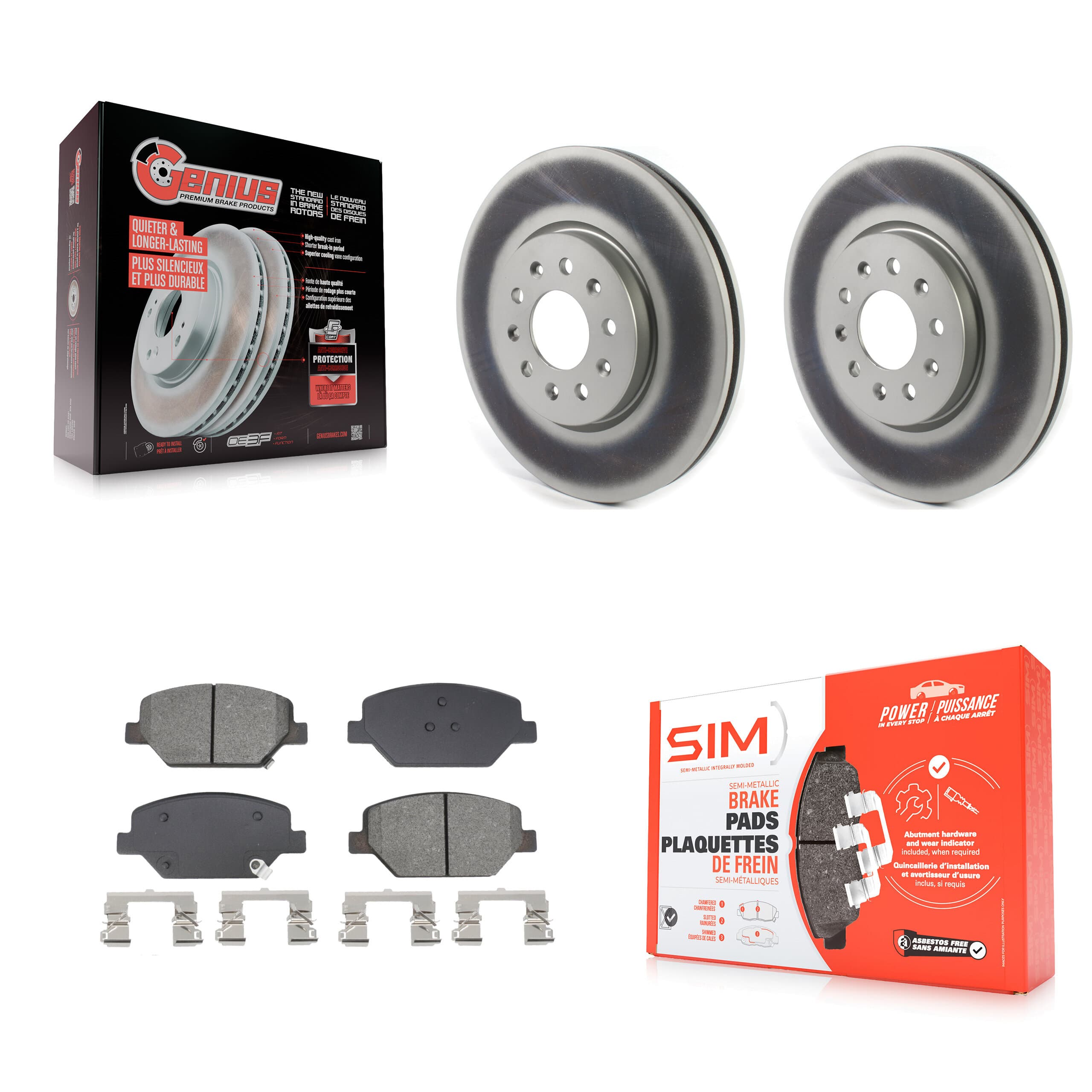 Transit Auto - KGS-102657 - Front Disc Brake Kits image 1