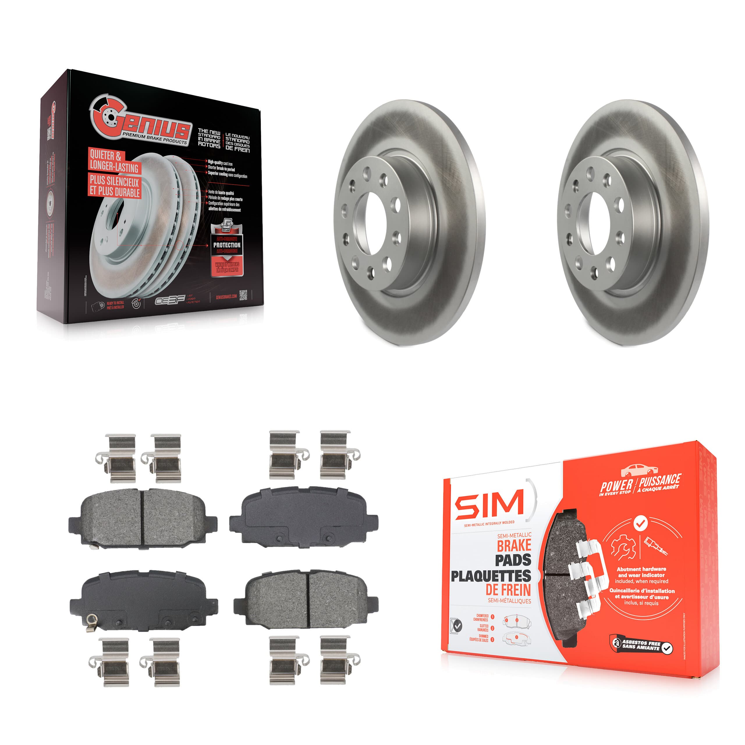 Transit Auto - KGS-102702 - Rear Disc Brake Kits image 1