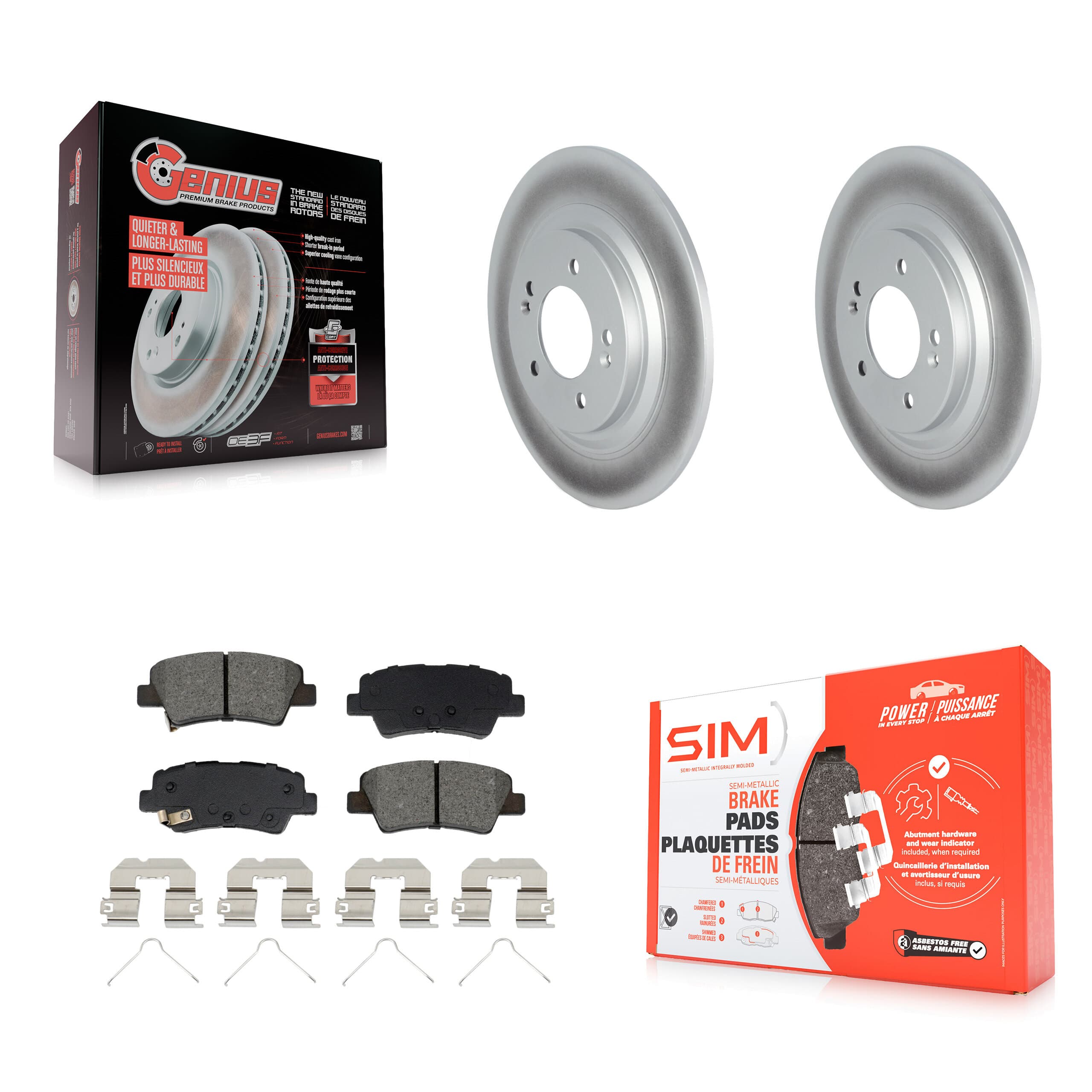 Transit Auto - KGS-102704 - Rear Disc Brake Kits image 1
