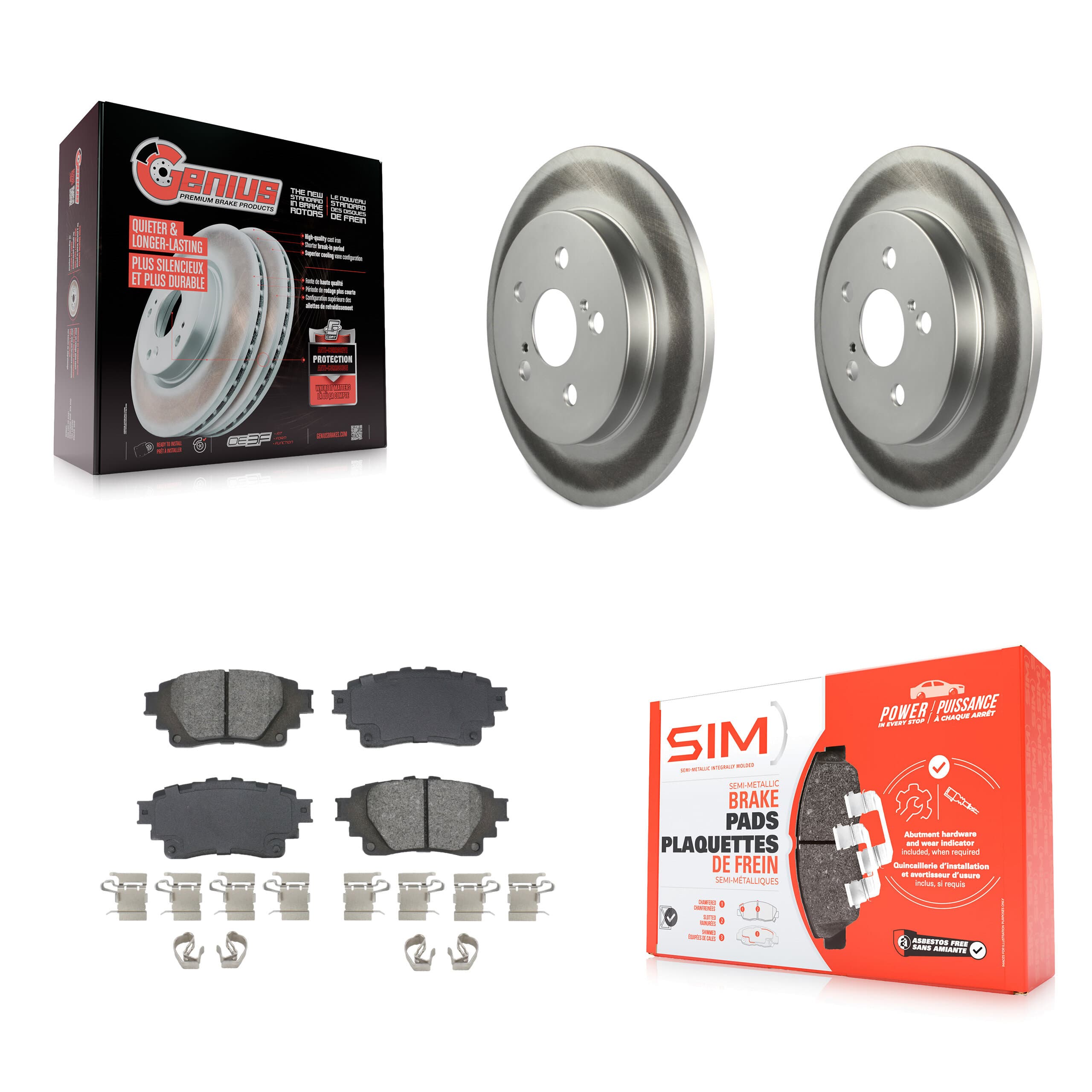 Transit Auto - KGS-102737 - Rear Disc Brake Kits image 1