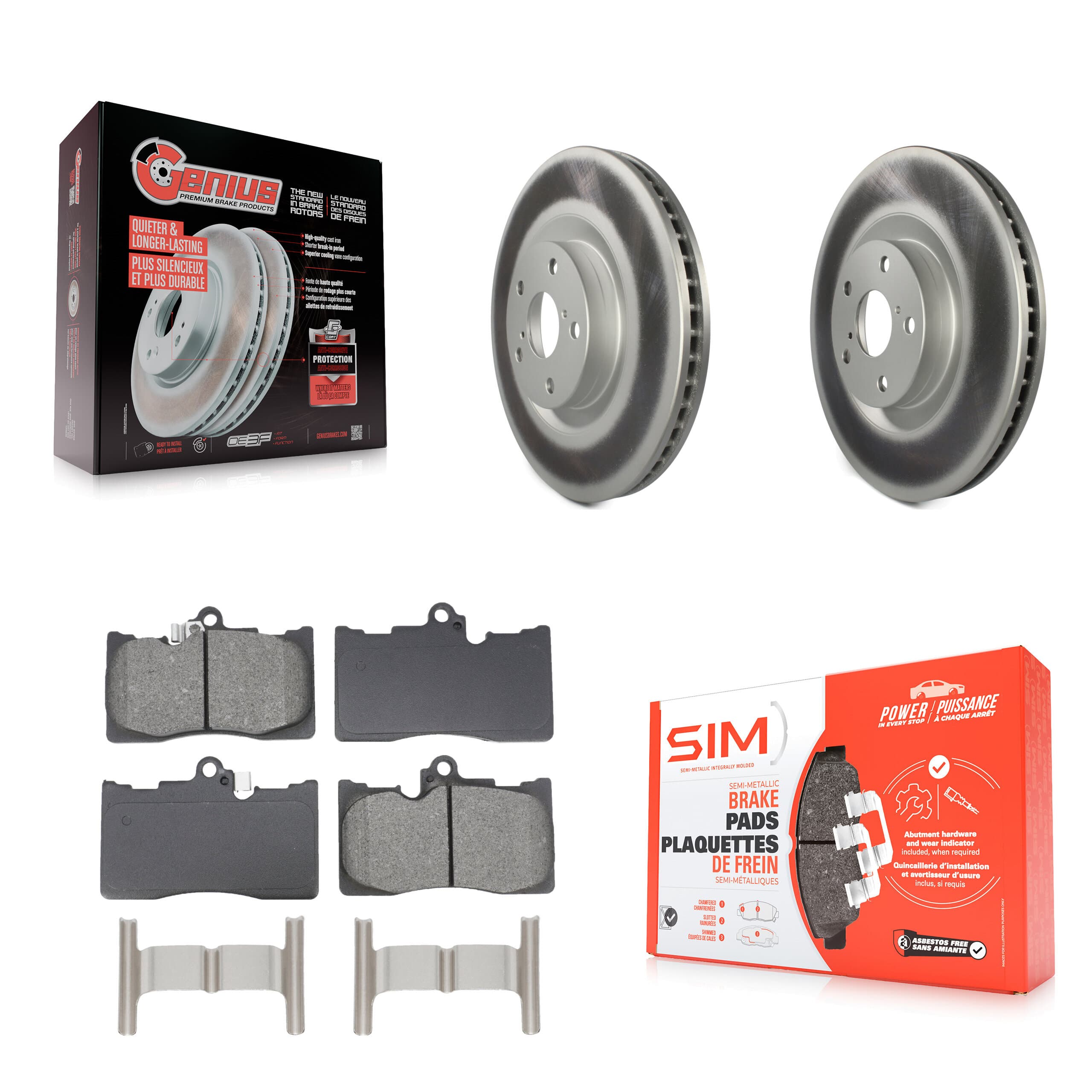 Transit Auto - KGS-102754 - Front Disc Brake Kits image 1