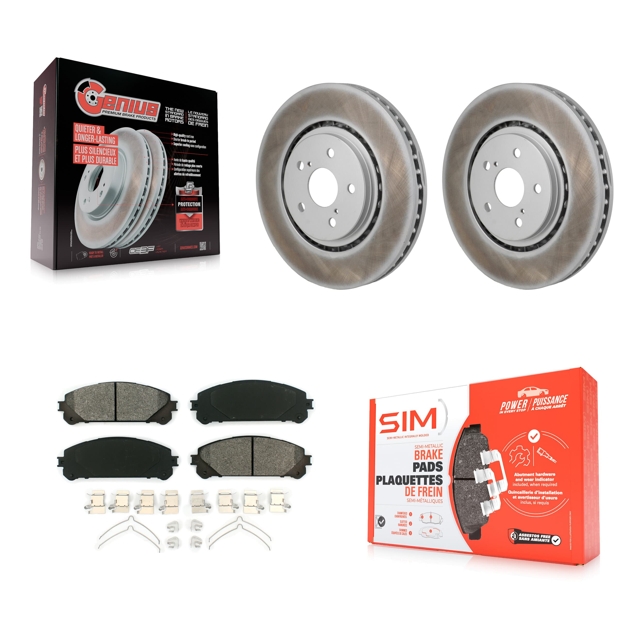Transit Auto - KGS-102814 - Front Disc Brake Kits image 1