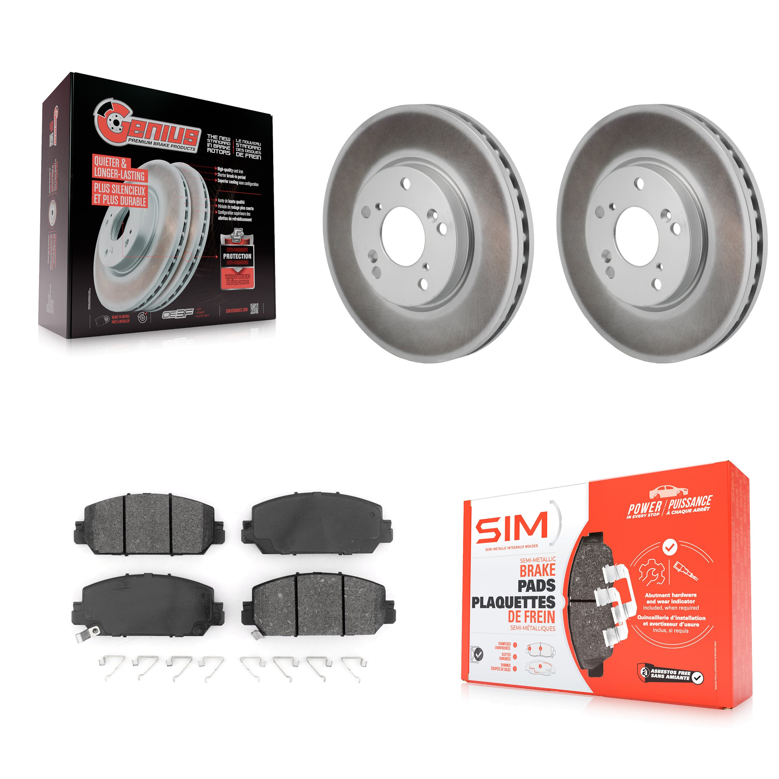 Transit Auto - KGS-102819 - Front Disc Brake Kits image 1