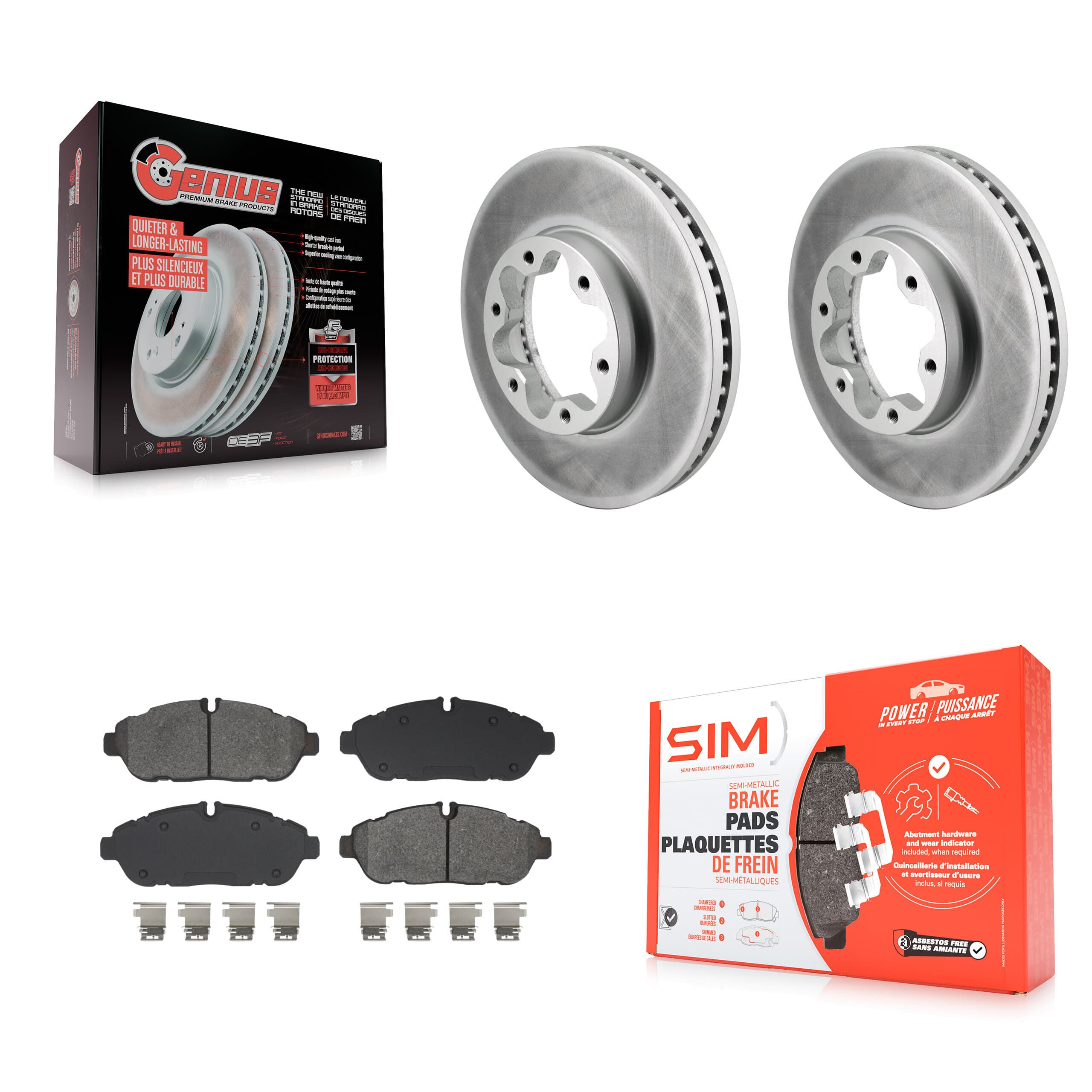 Transit Auto - KGS-102822 - Front Disc Brake Kits image 1