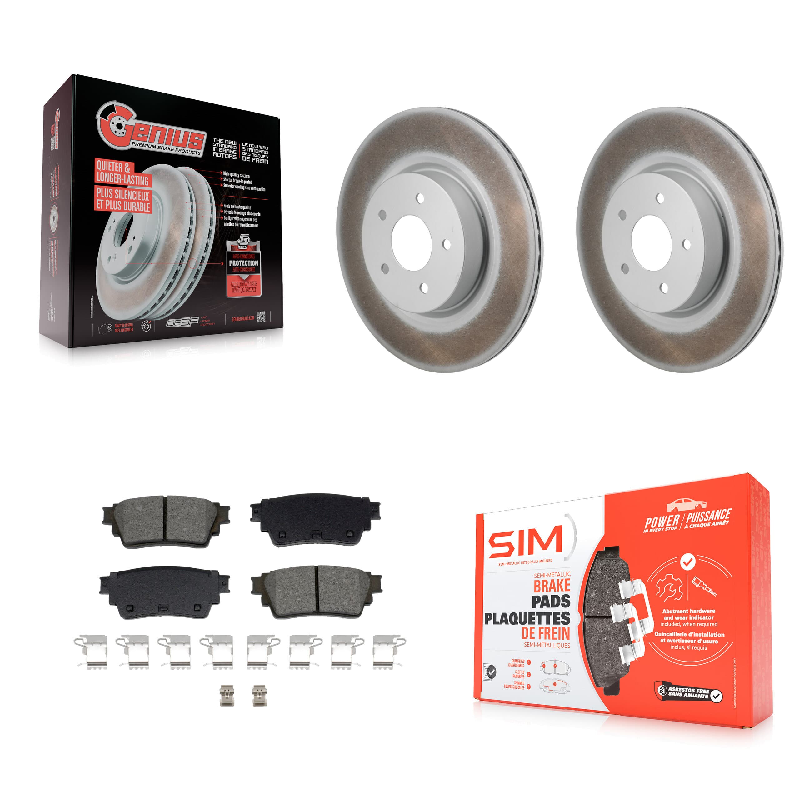 Transit Auto - KGS-102862 - Rear Disc Brake Kits image 1