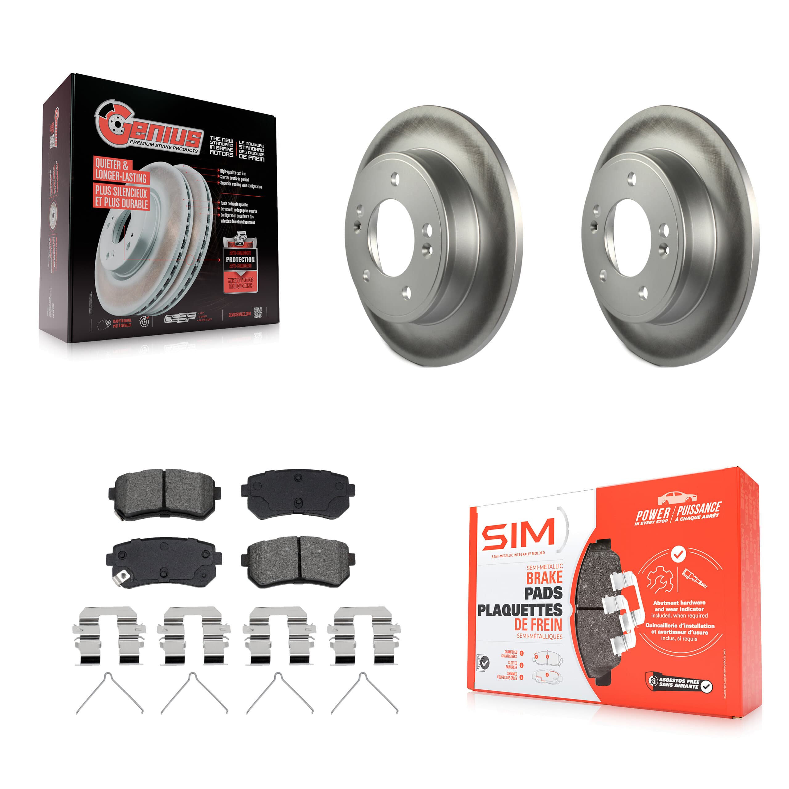 Transit Auto - KGS-102936 - Rear Disc Brake Kits image 1