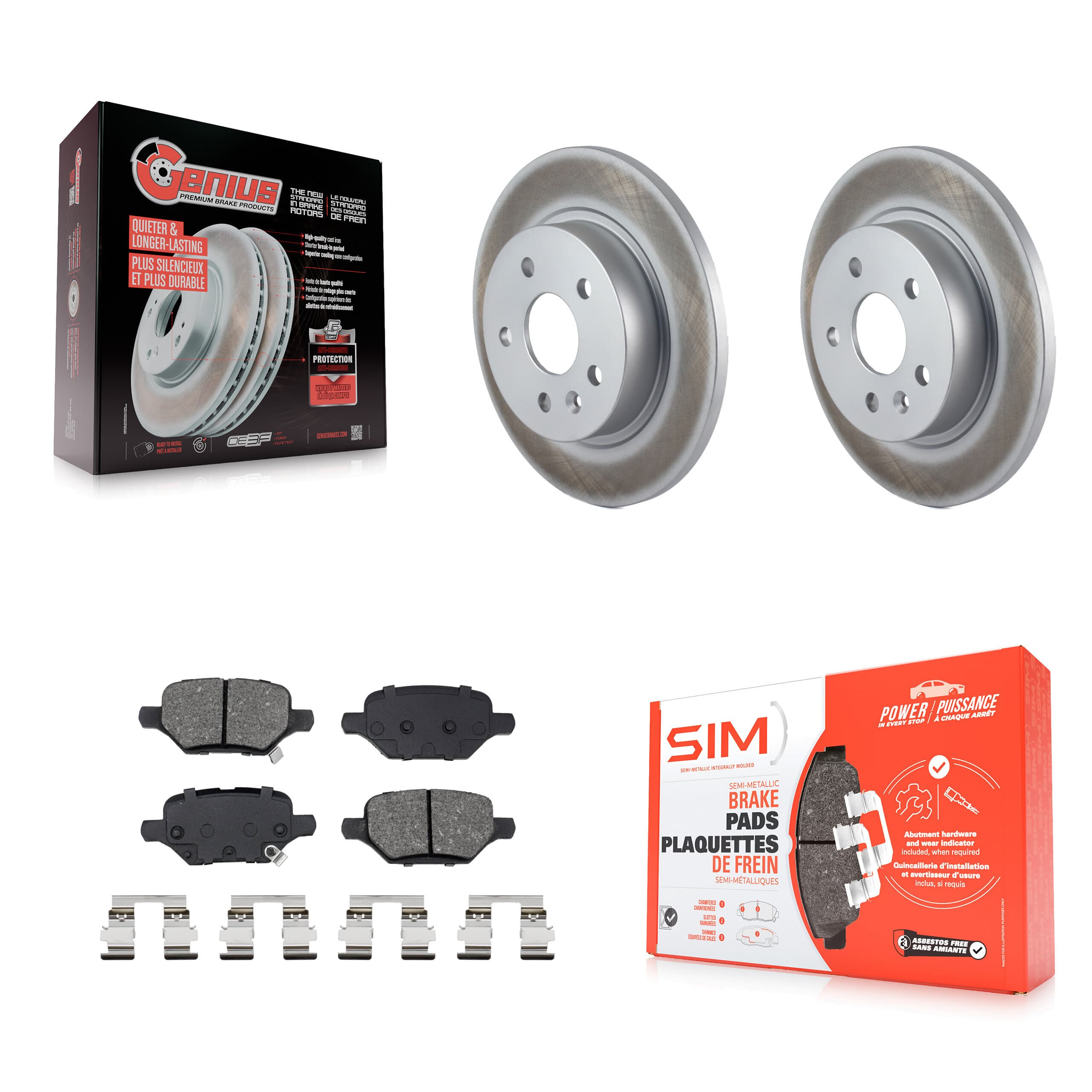 Transit Auto - KGS-102937 - Rear Disc Brake Kits image 1