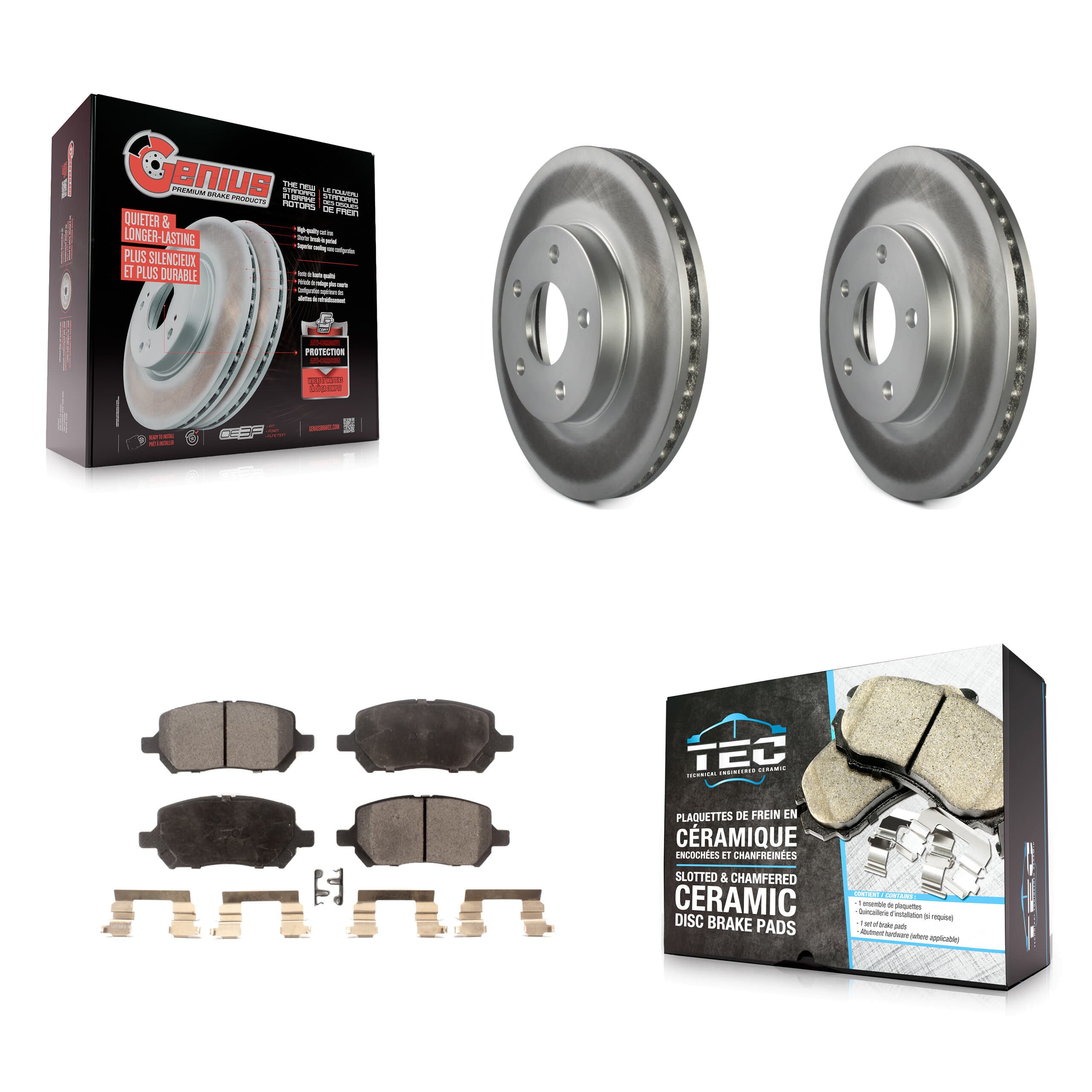Transit Auto - KGT-100047 - Front Disc Brake Kits image 1