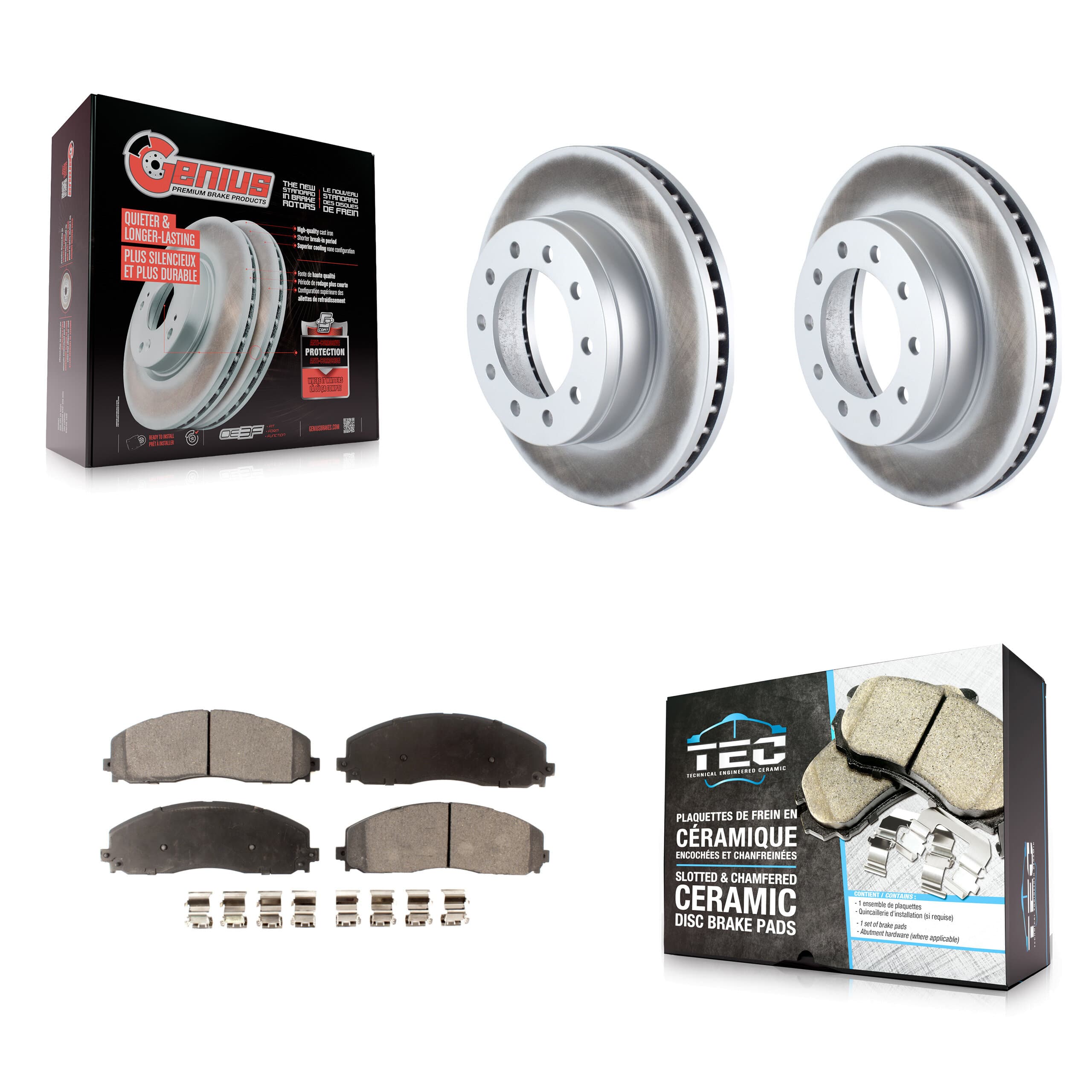 Transit Auto - KGT-100102 - Front Disc Brake Kits image 1