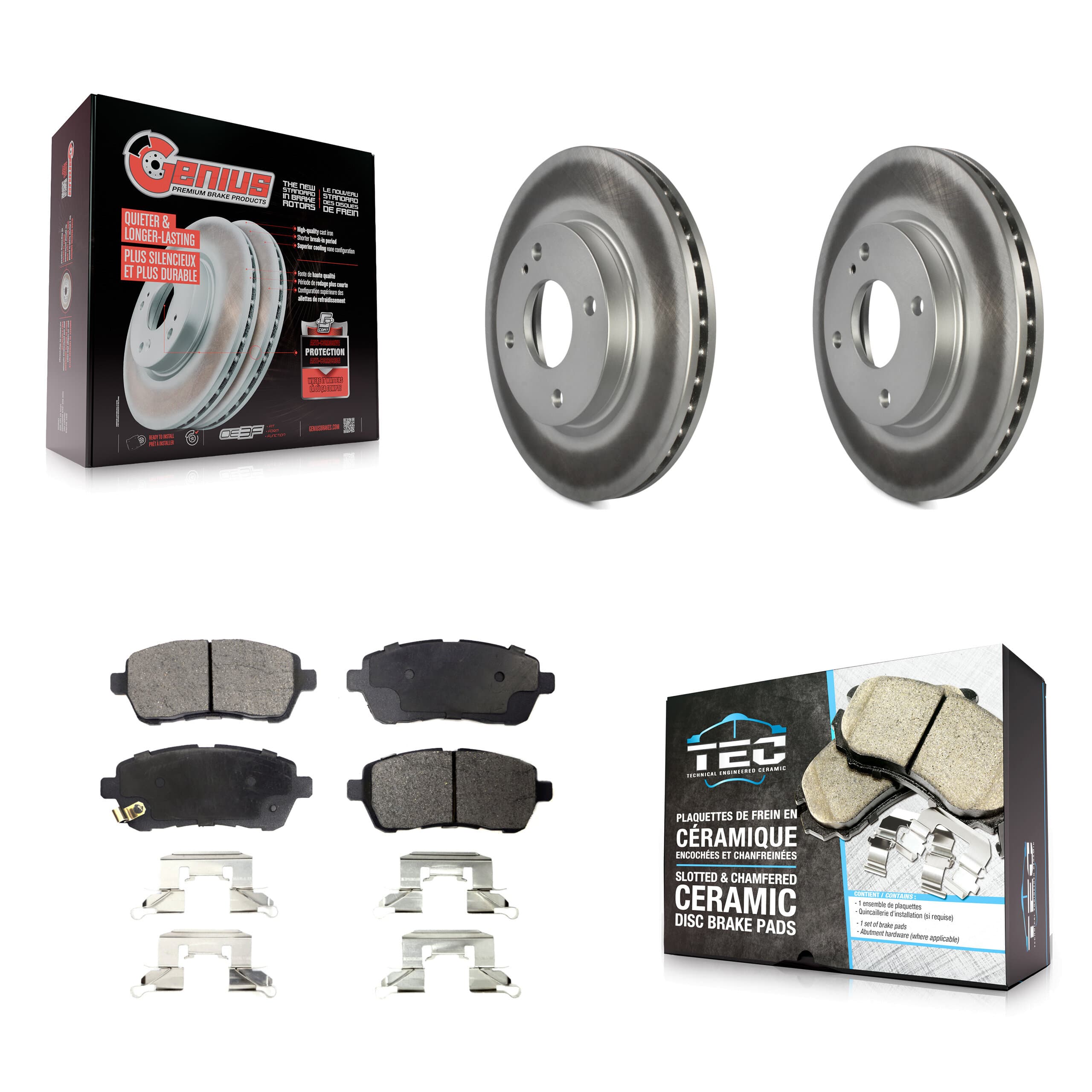 Transit Auto - KGT-100124 - Front Disc Brake Kits image 1