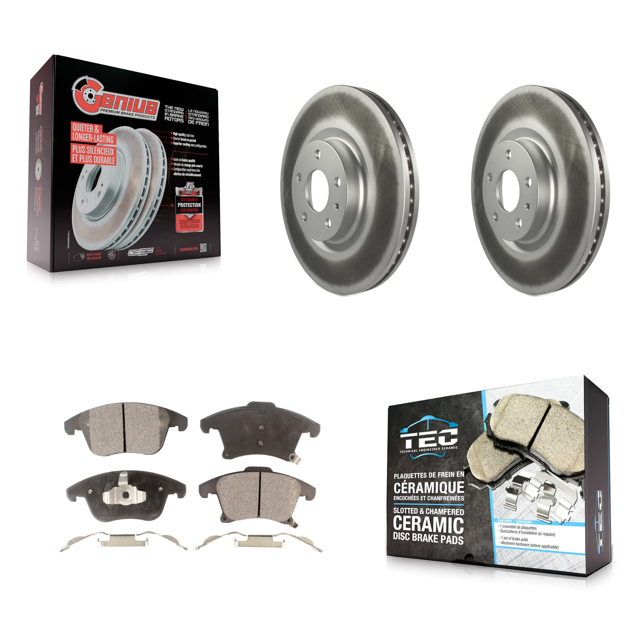 Transit Auto - KGT-100128 - Front Disc Brake Kits image 1