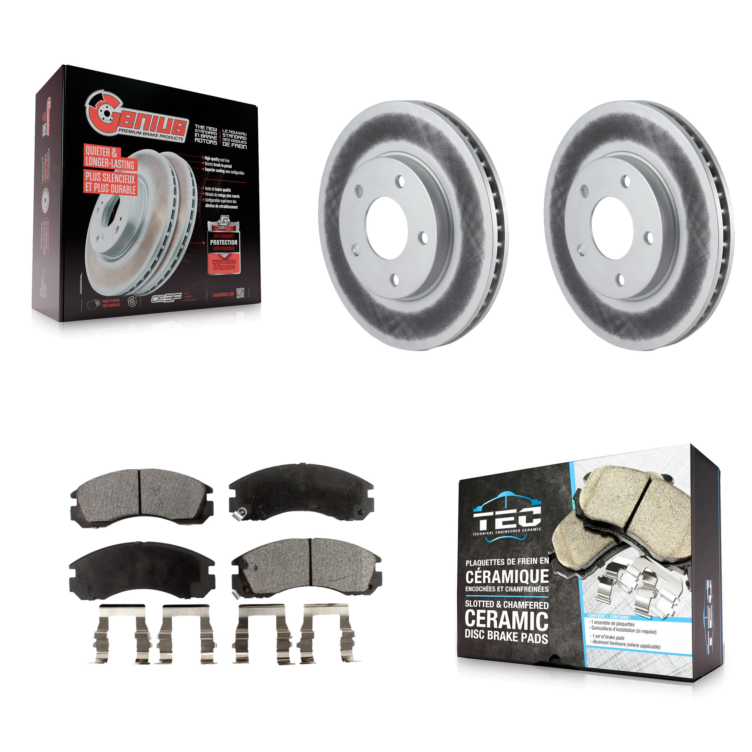 Transit Auto - KGT-100144 - Front Disc Brake Kits image 1
