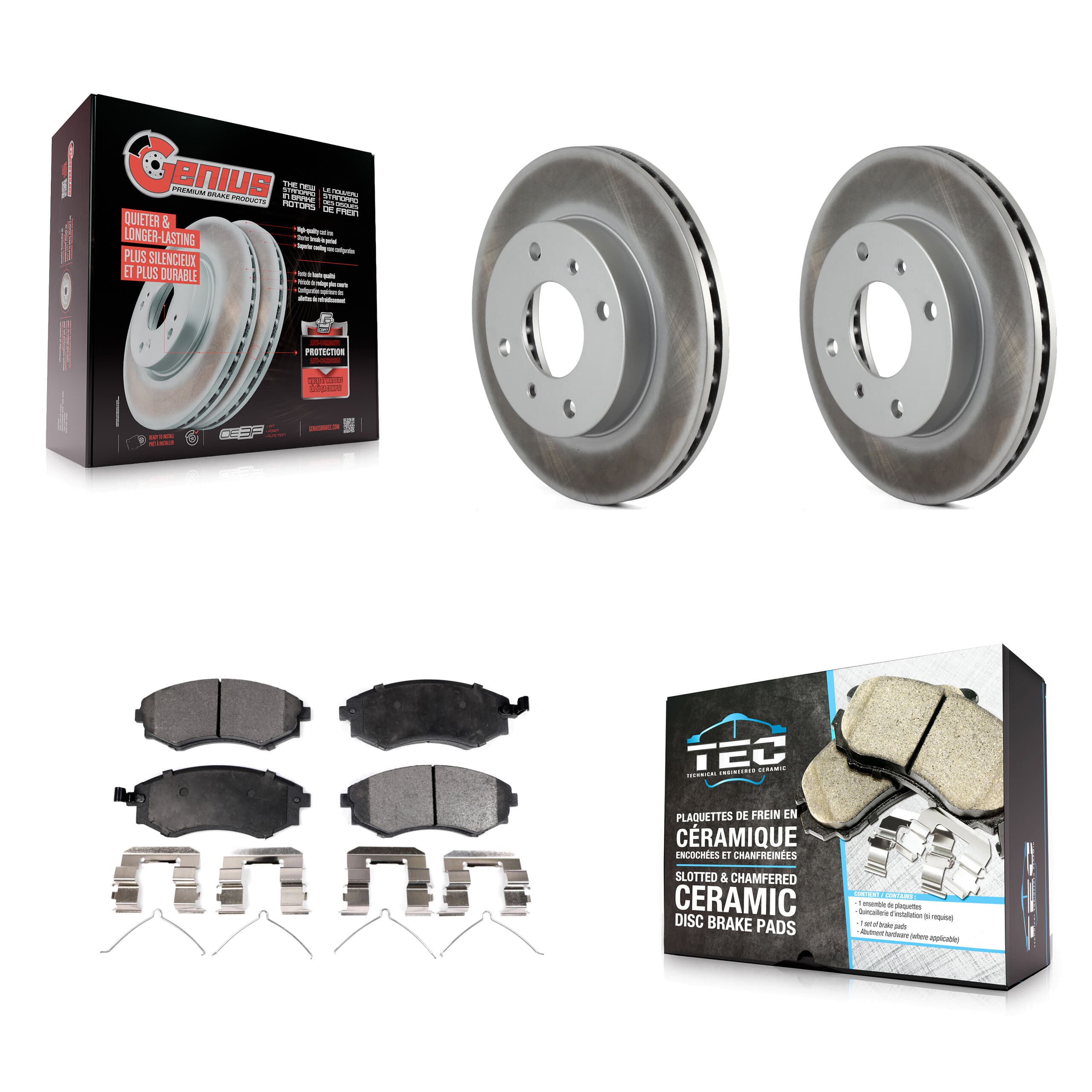 Transit Auto - KGT-100186 - Front Disc Brake Kits image 1