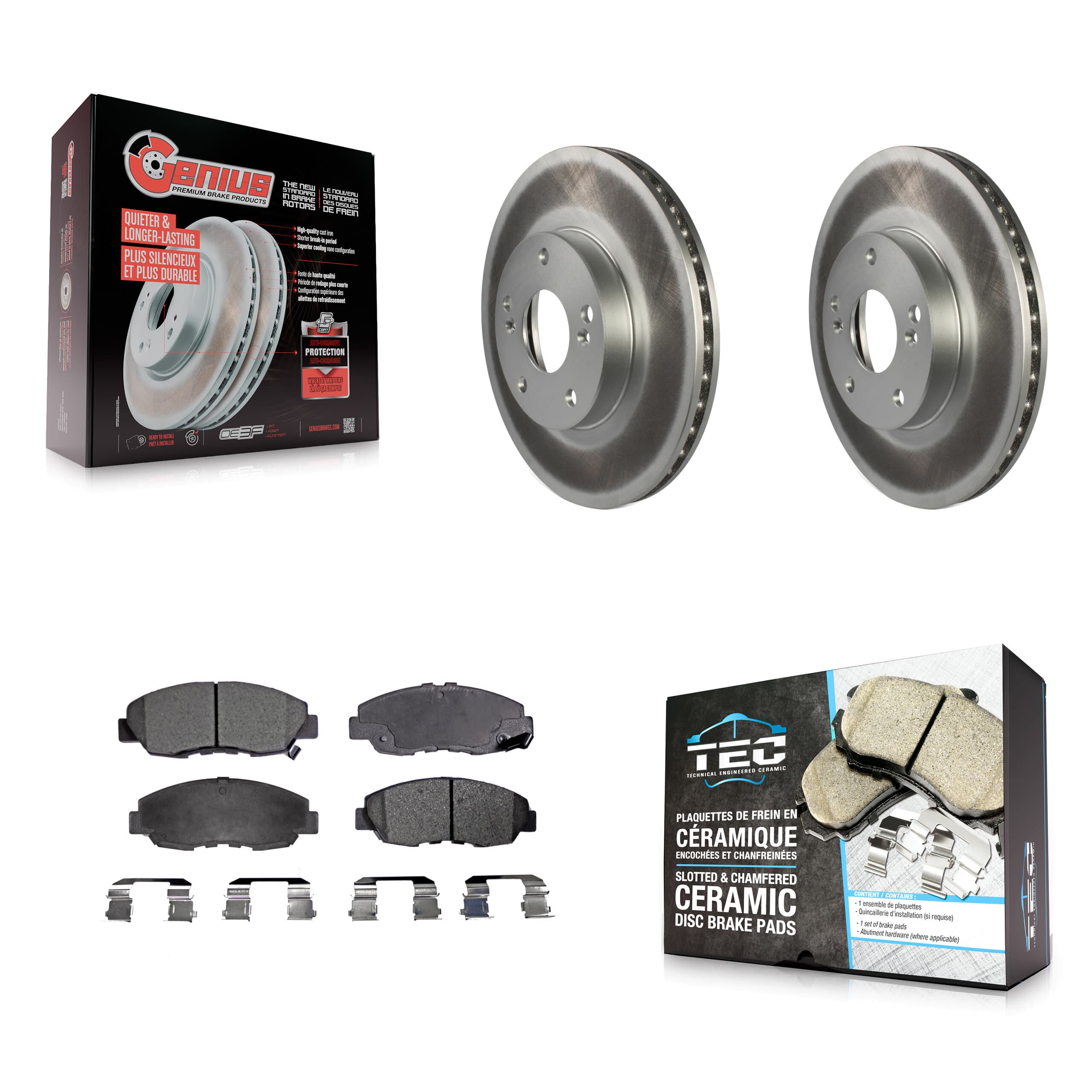 Transit Auto - KGT-100216 - Front Disc Brake Kits image 1