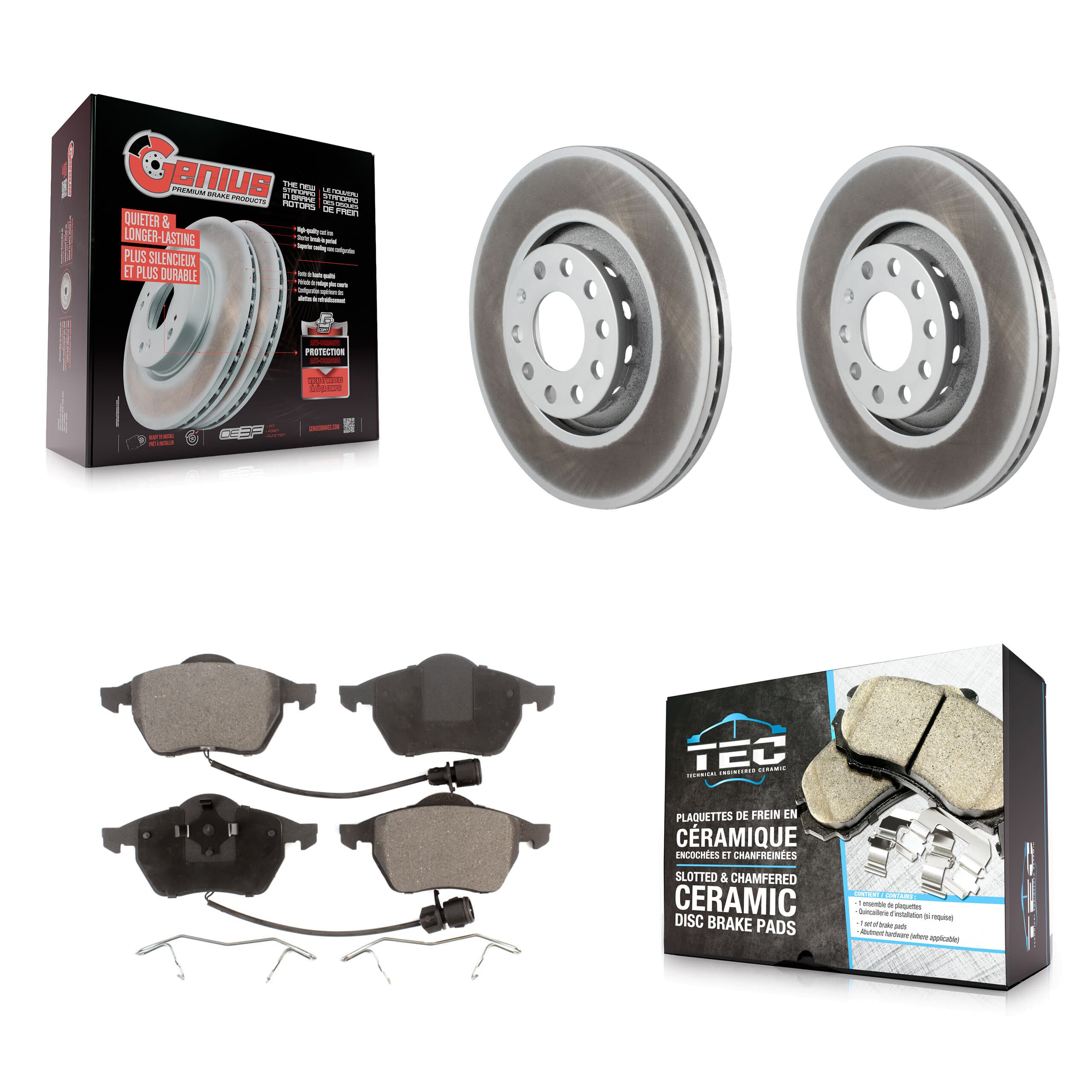 Transit Auto - KGT-100249 - Front Disc Brake Kits image 1