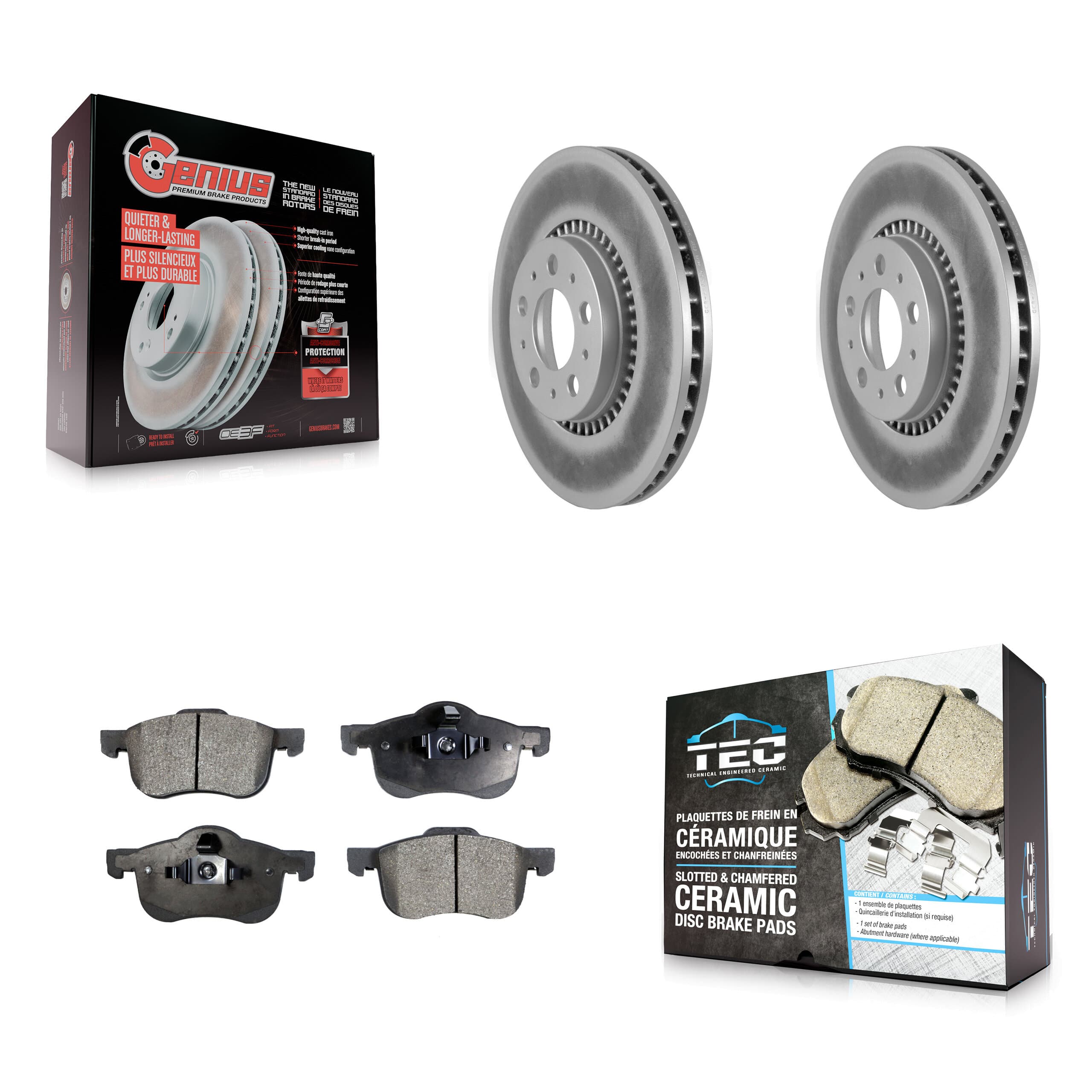 Transit Auto - KGT-100266 - Front Disc Brake Kits image 1