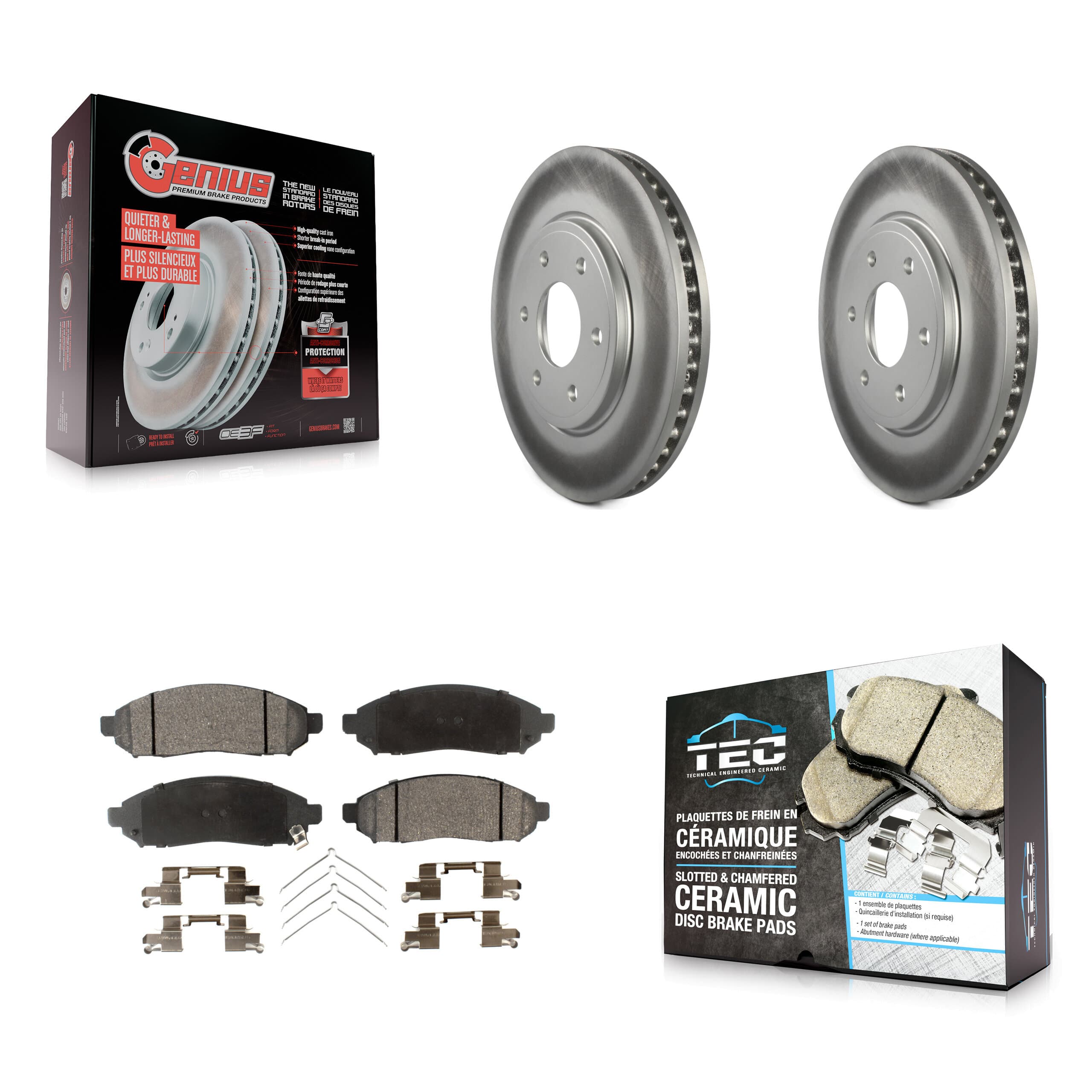 Transit Auto - KGT-100339 - Front Disc Brake Kits image 1
