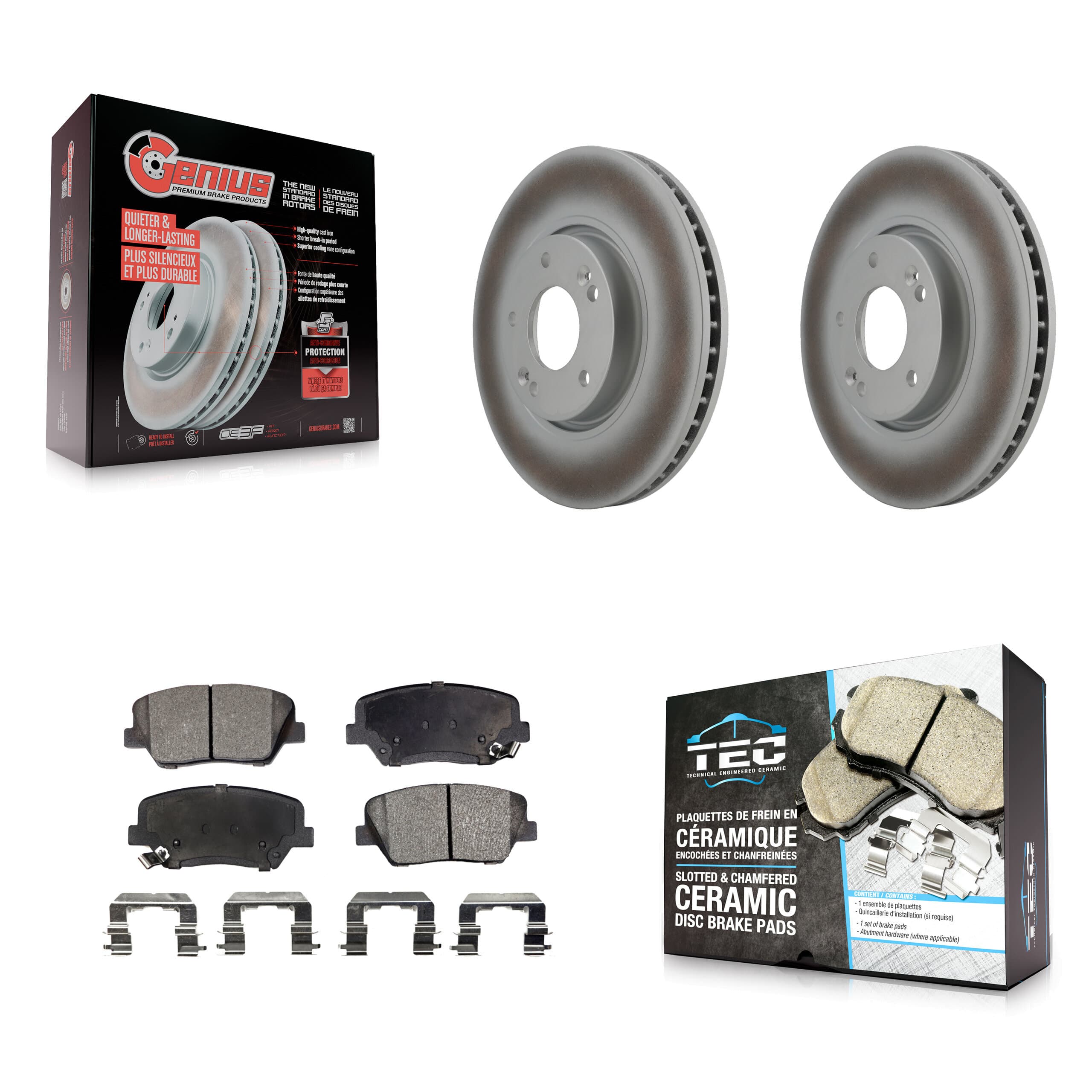Transit Auto - KGT-100363 - Front Disc Brake Kits image 1