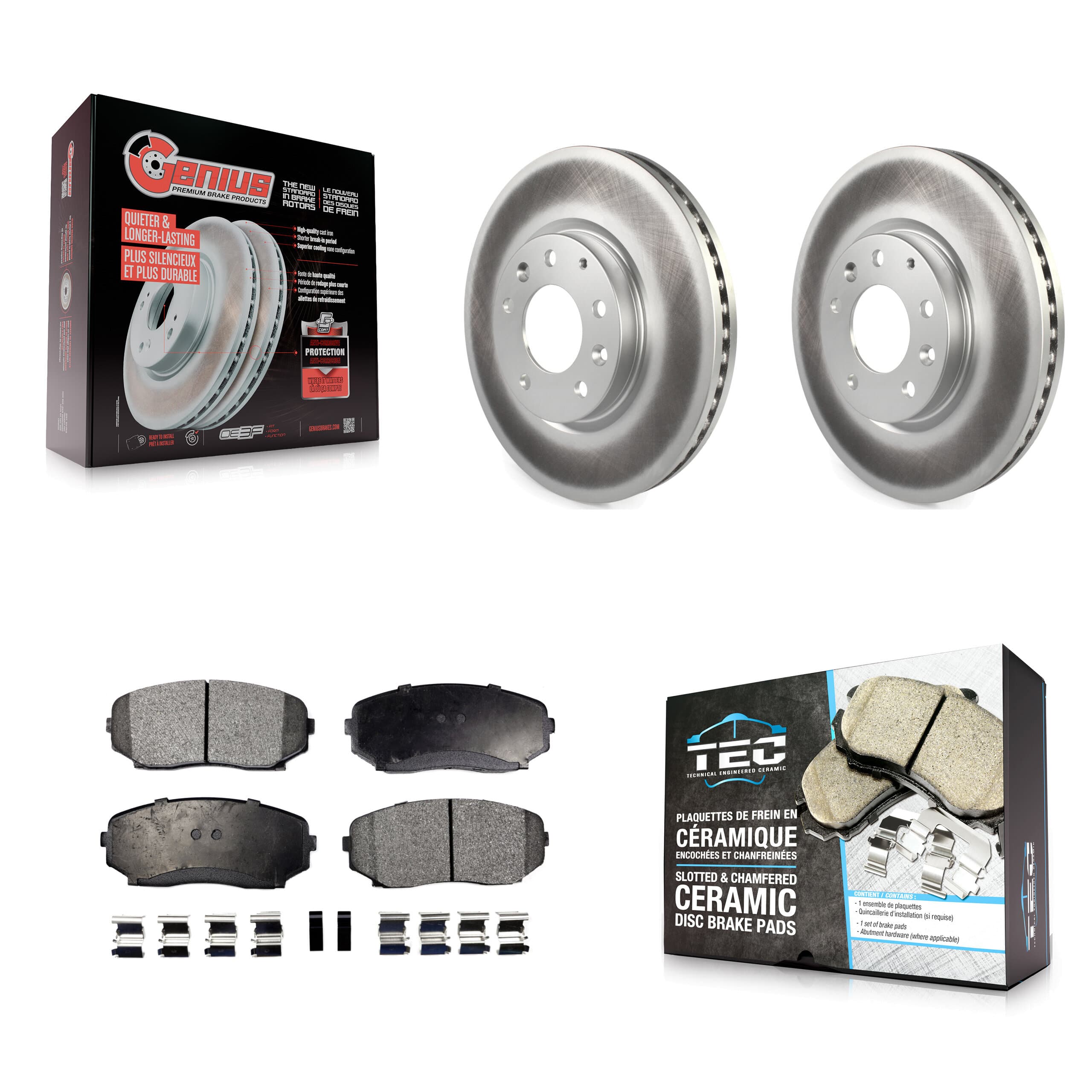 Transit Auto - KGT-100391 - Front Disc Brake Kits image 1