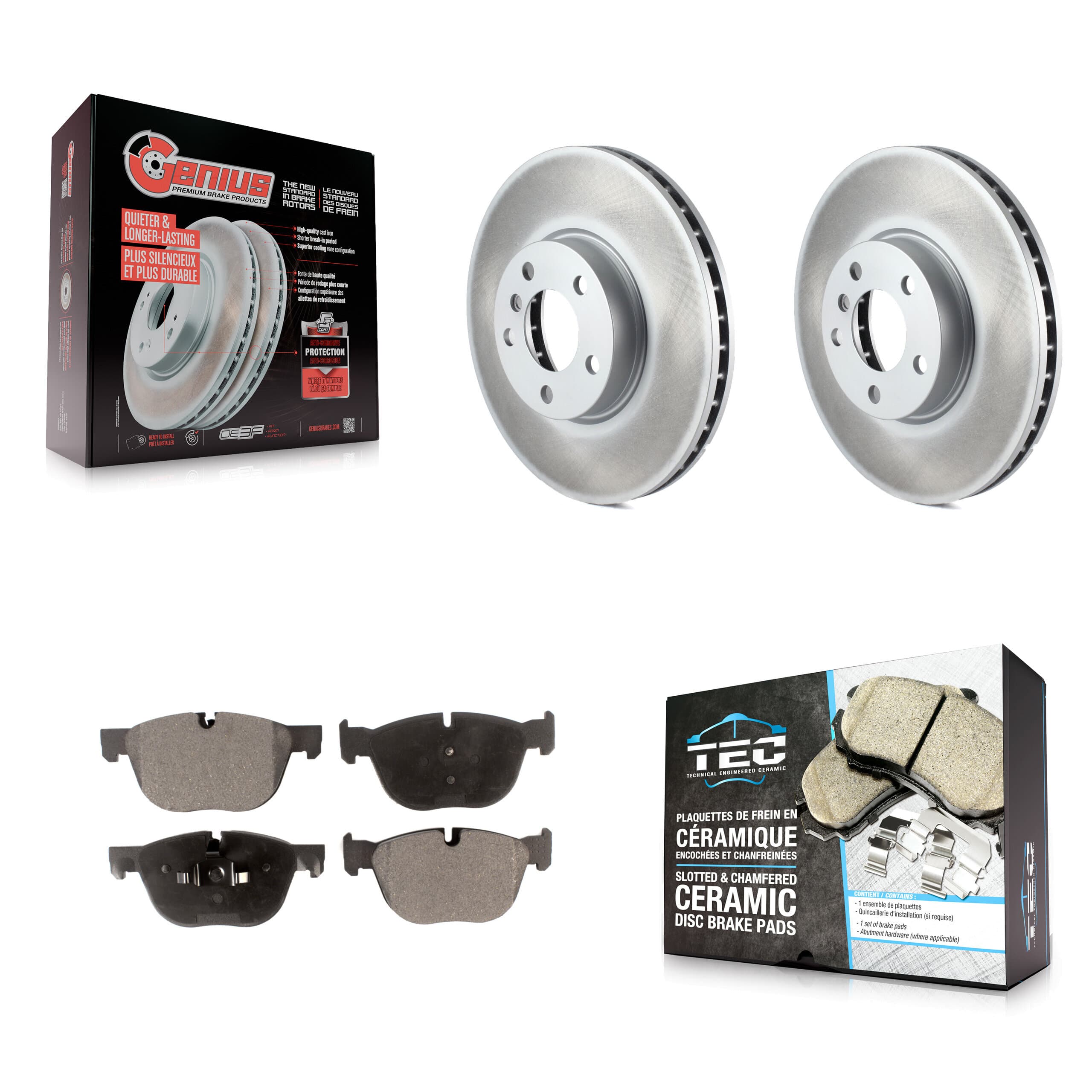 Transit Auto - KGT-100411 - Front Disc Brake Kits image 1