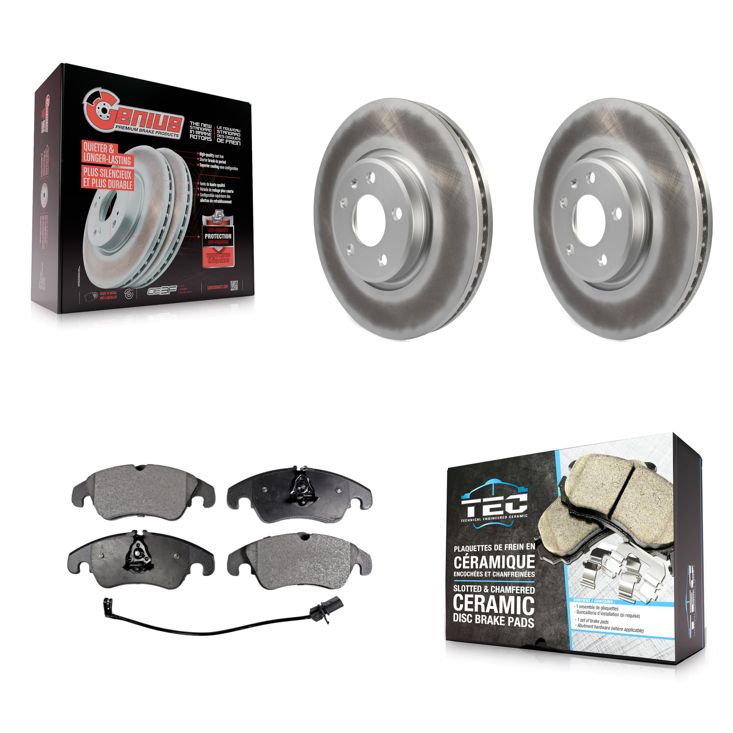 Transit Auto - KGT-100498 - Front Disc Brake Kits image 1