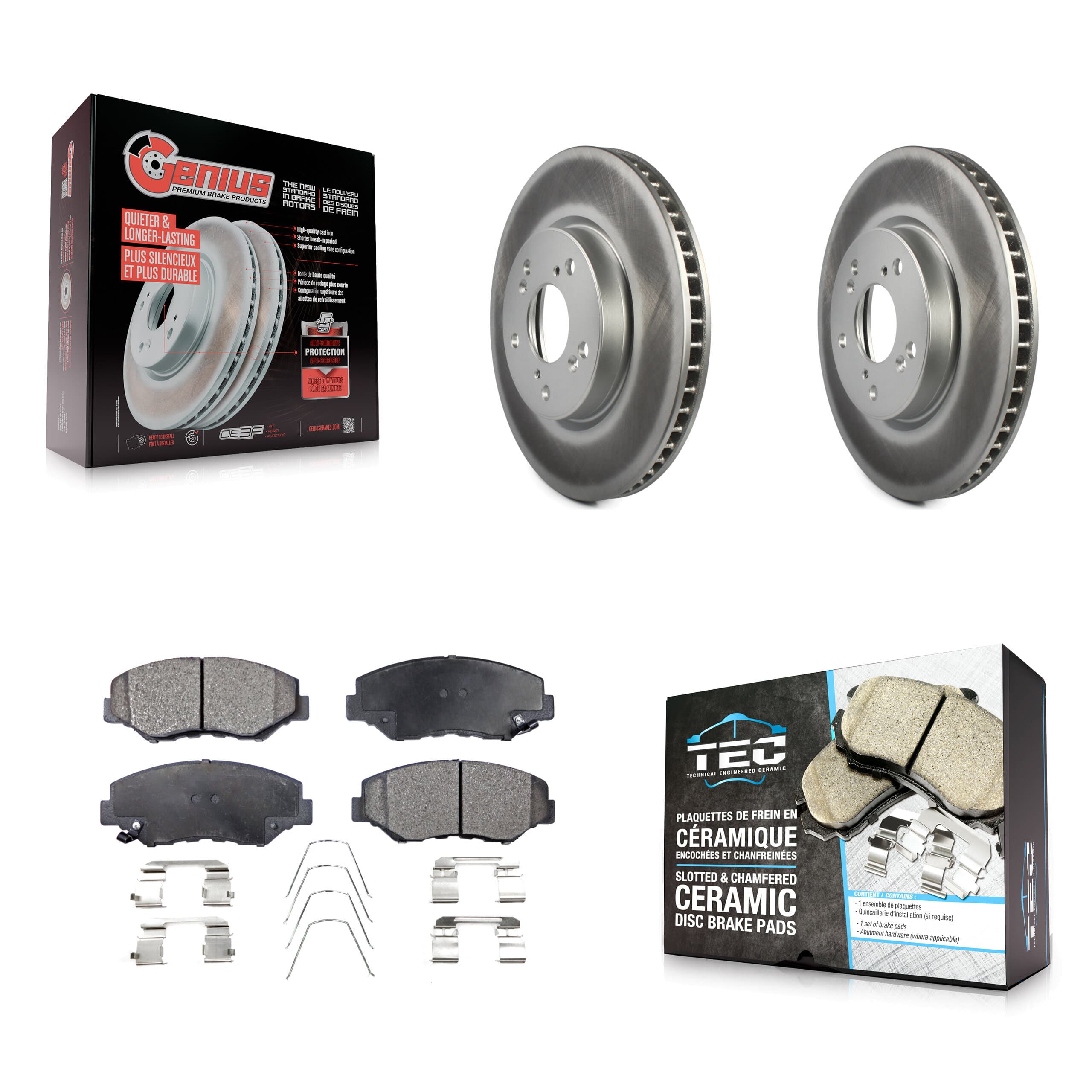 Transit Auto - KGT-100520 - Front Disc Brake Kits image 1