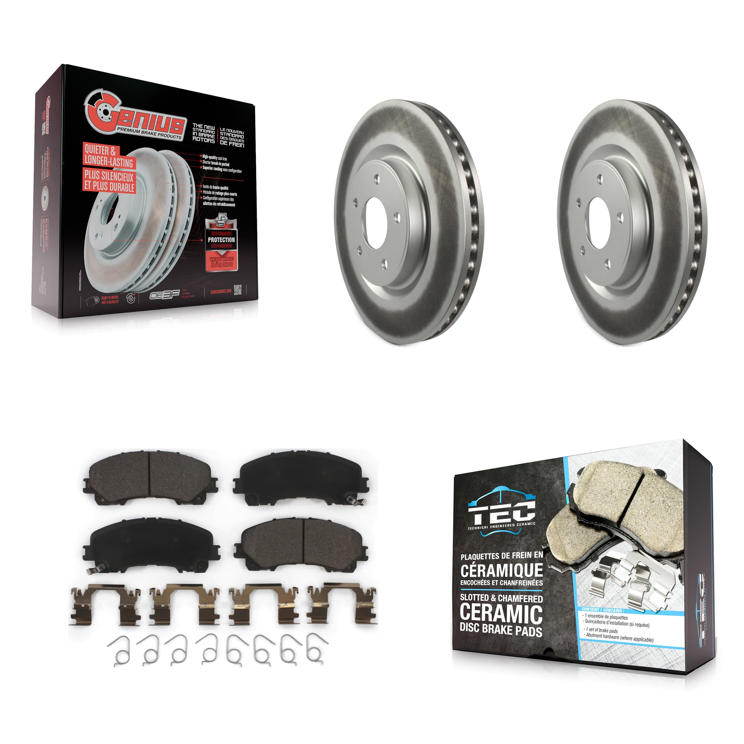 Transit Auto - KGT-100543 - Front Disc Brake Kits image 1
