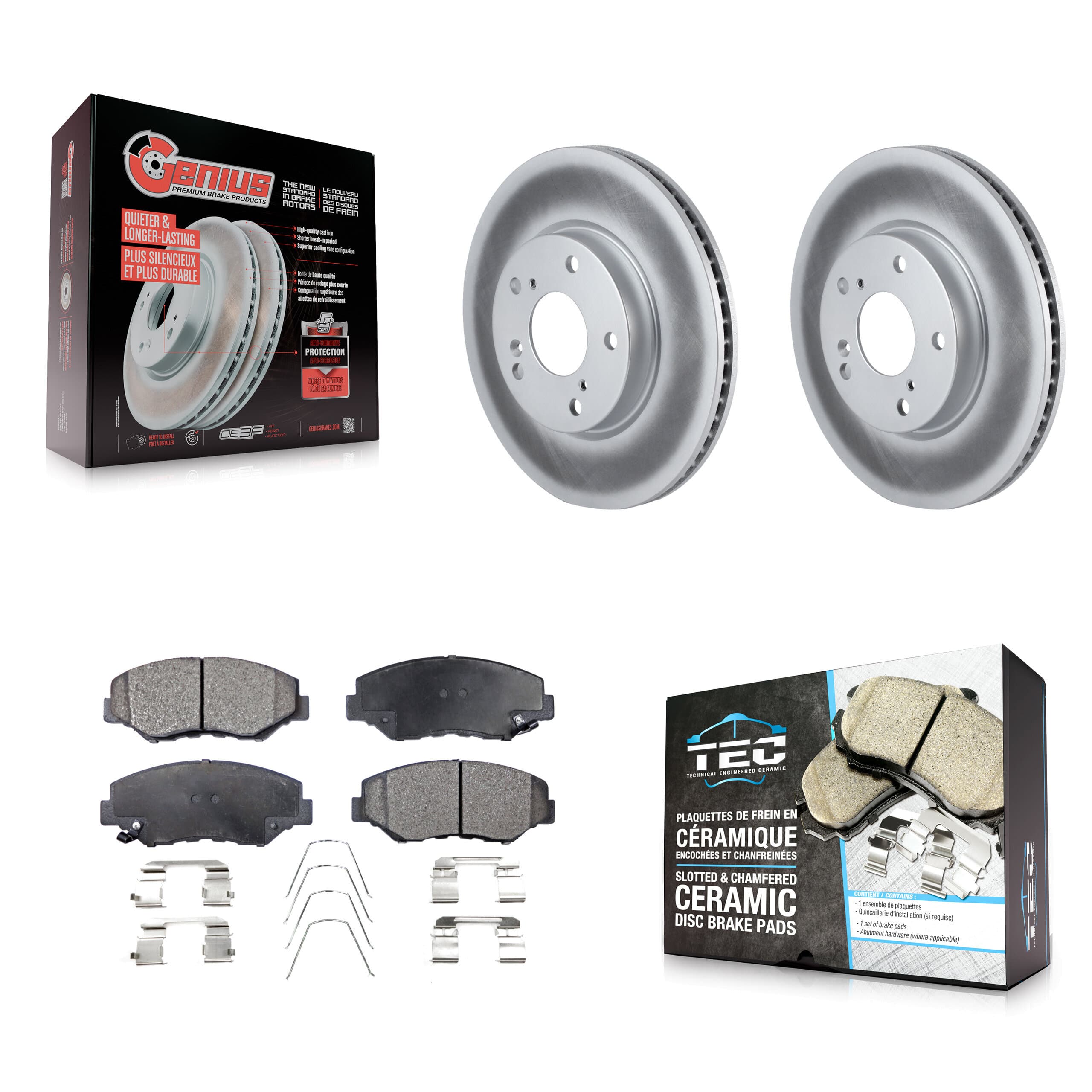 Transit Auto - KGT-100553 - Front Disc Brake Kits image 1