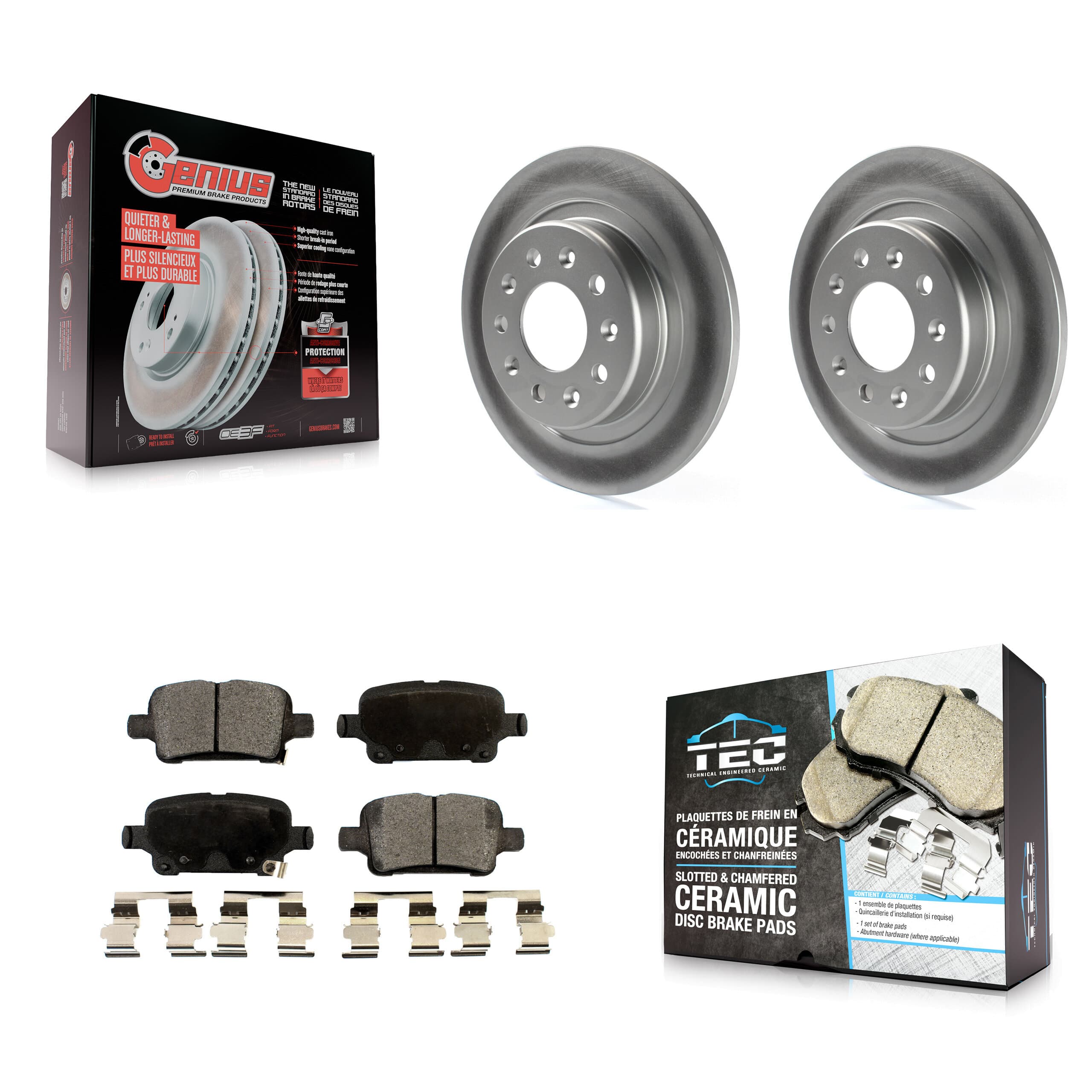 Transit Auto - KGT-101334 - Rear Disc Brake Kits image 1