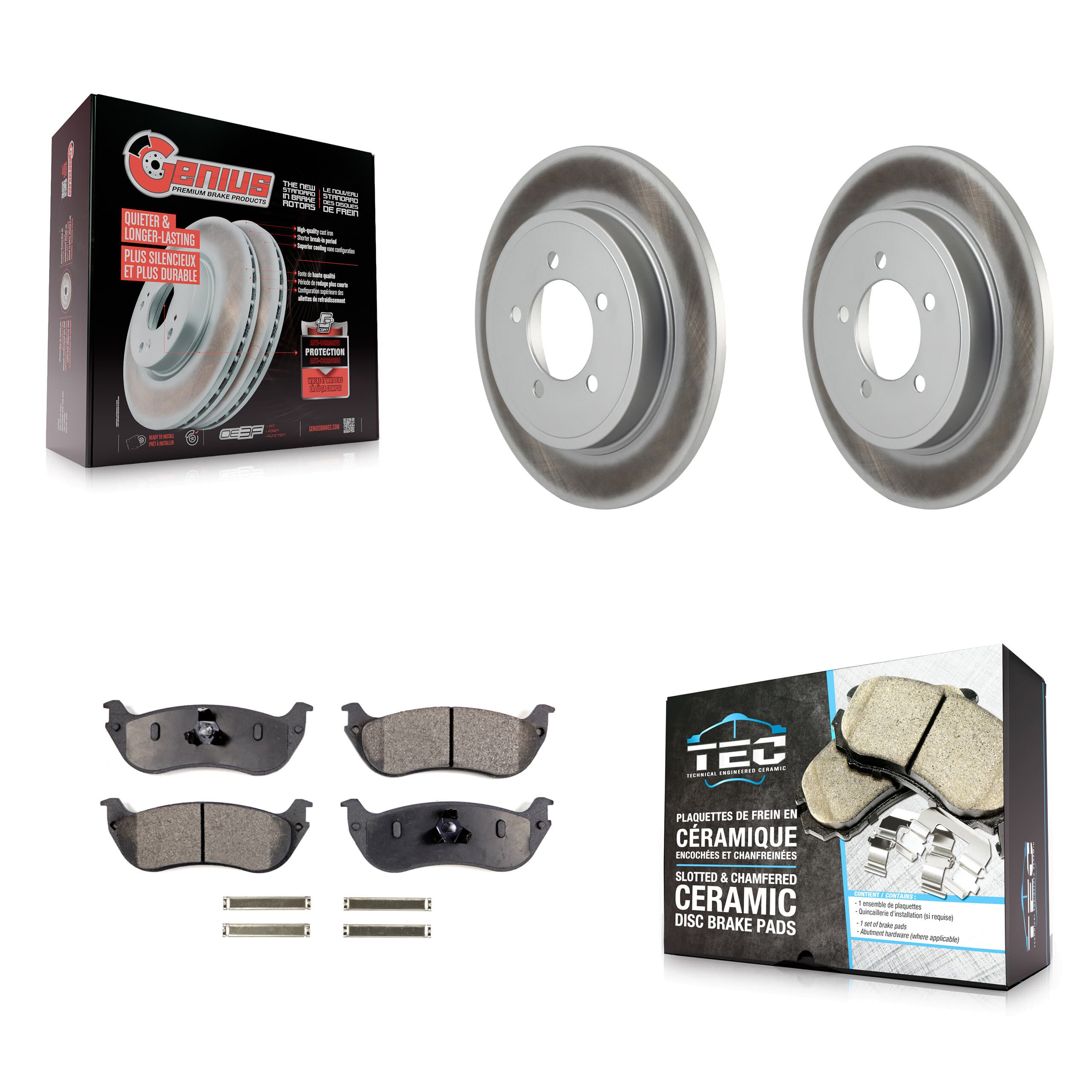 Transit Auto - KGT-101345 - Rear Disc Brake Kits image 1
