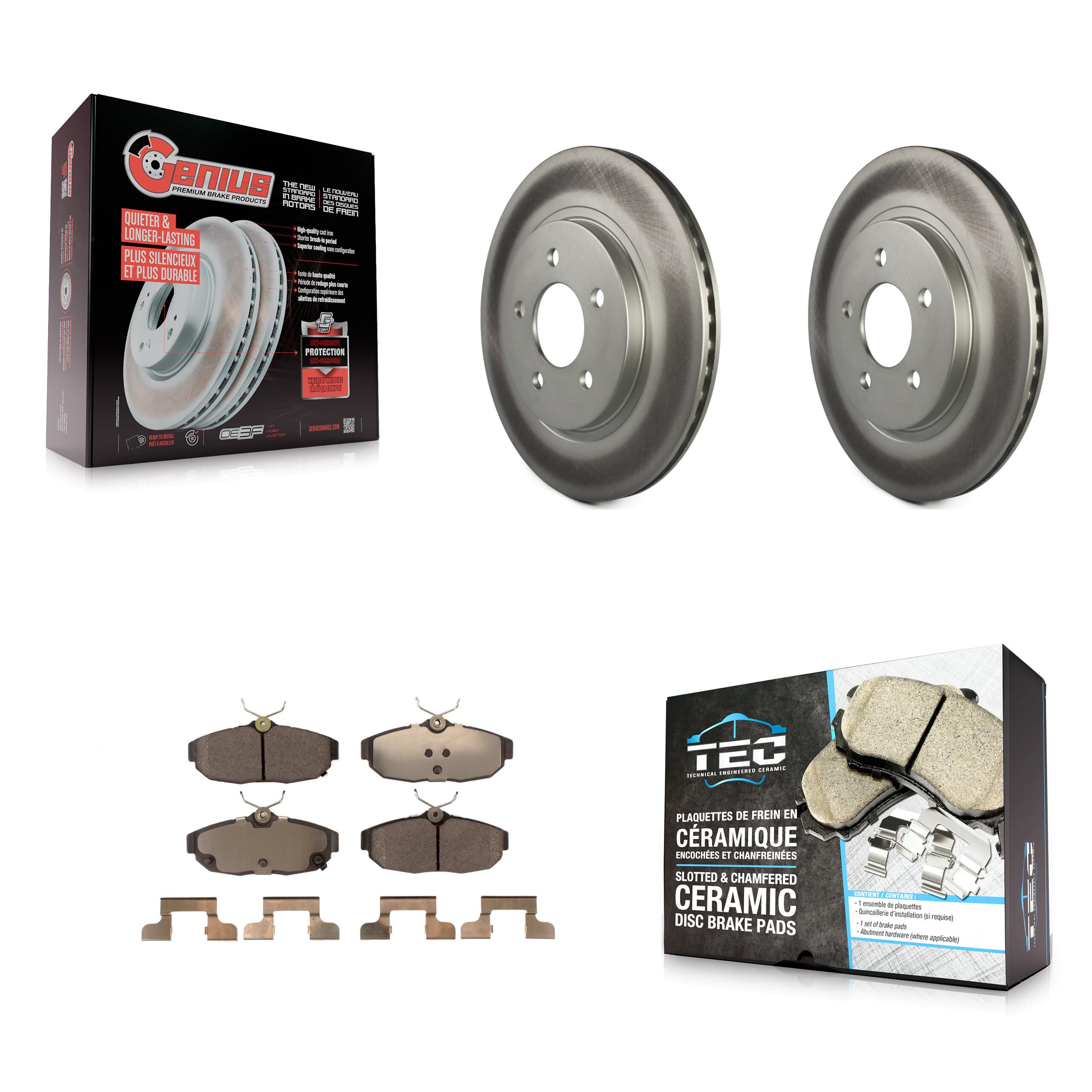 Transit Auto - KGT-101357 - Rear Disc Brake Kits image 1