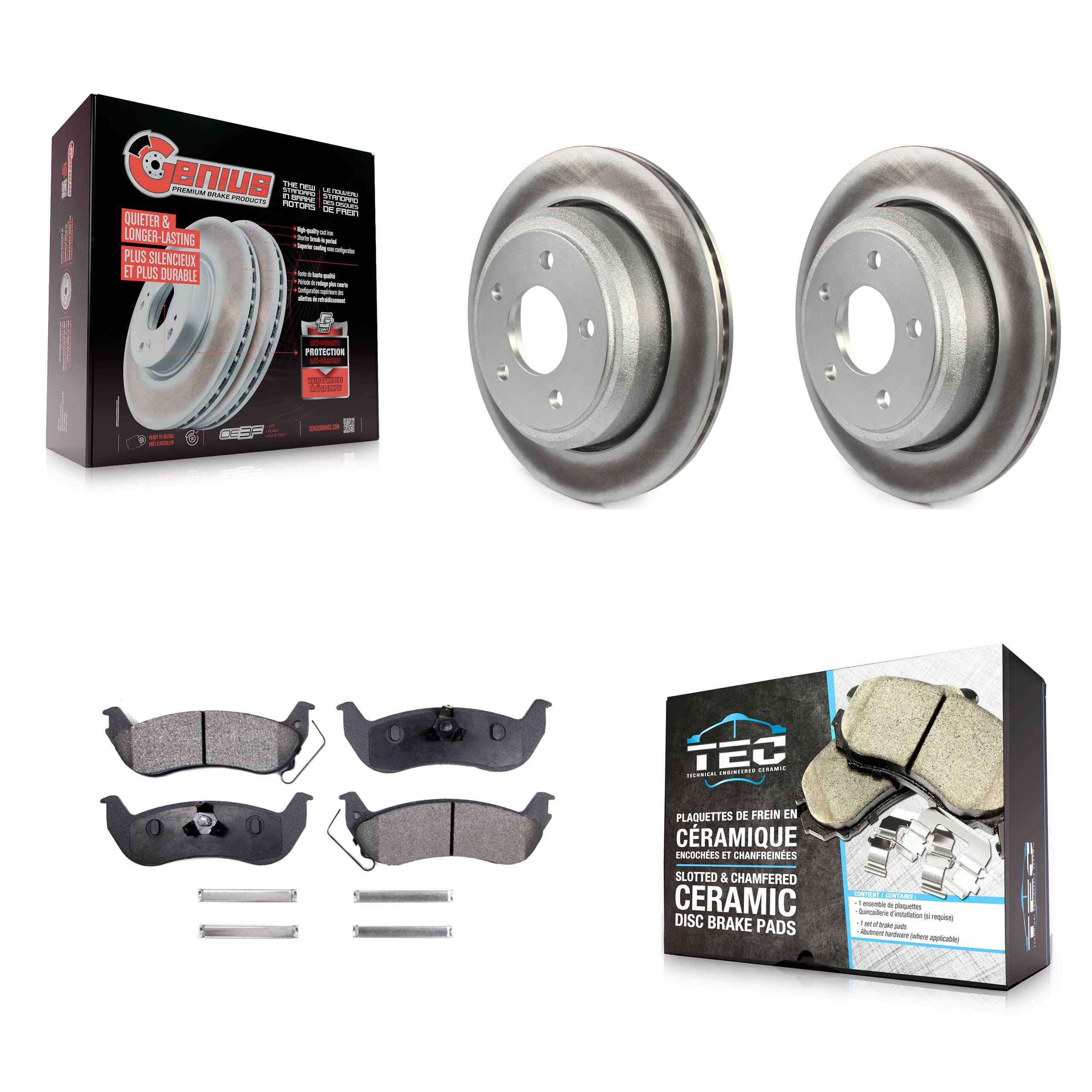 Transit Auto - KGT-101373 - Rear Disc Brake Kits image 1