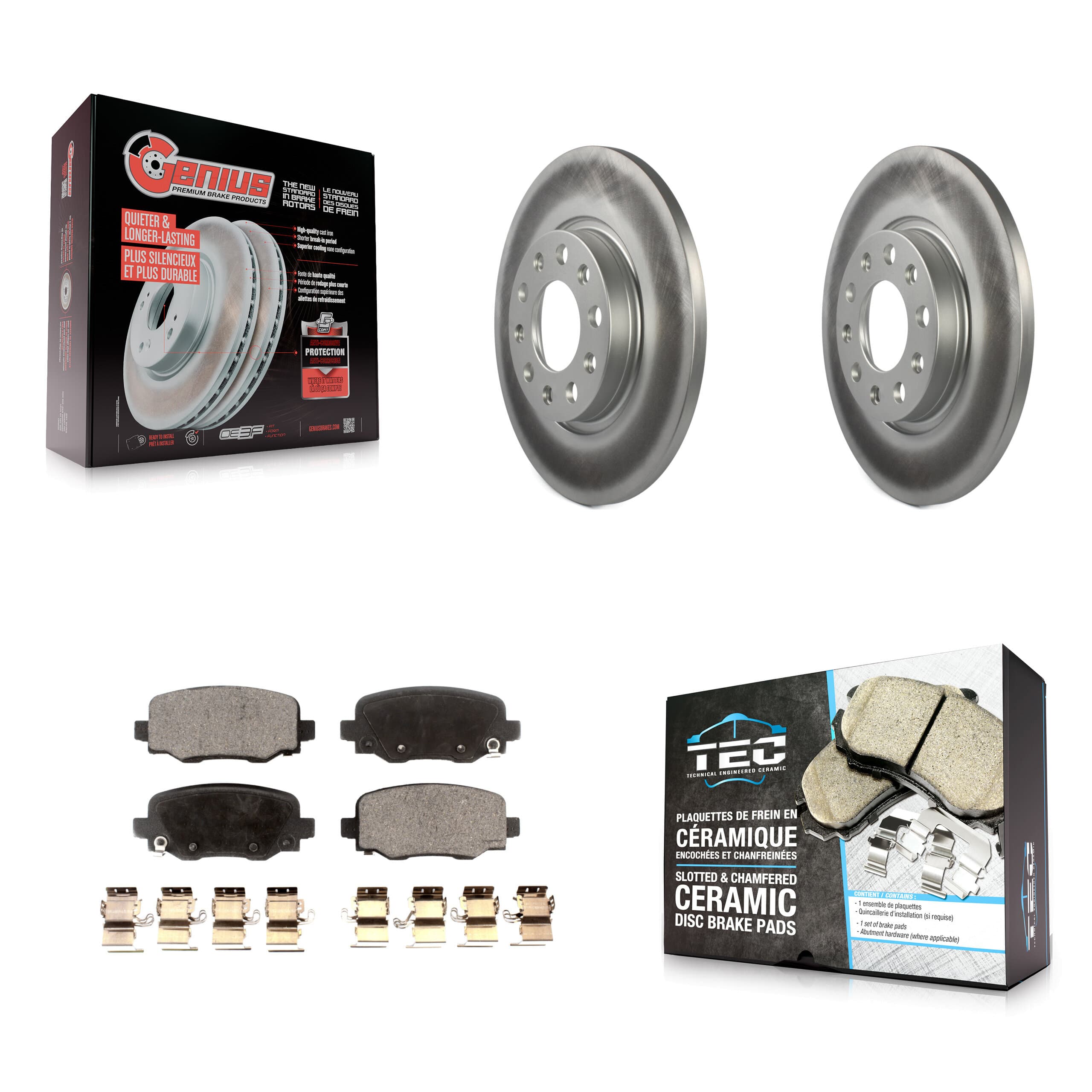 Transit Auto - KGT-101424 - Rear Disc Brake Kits image 1