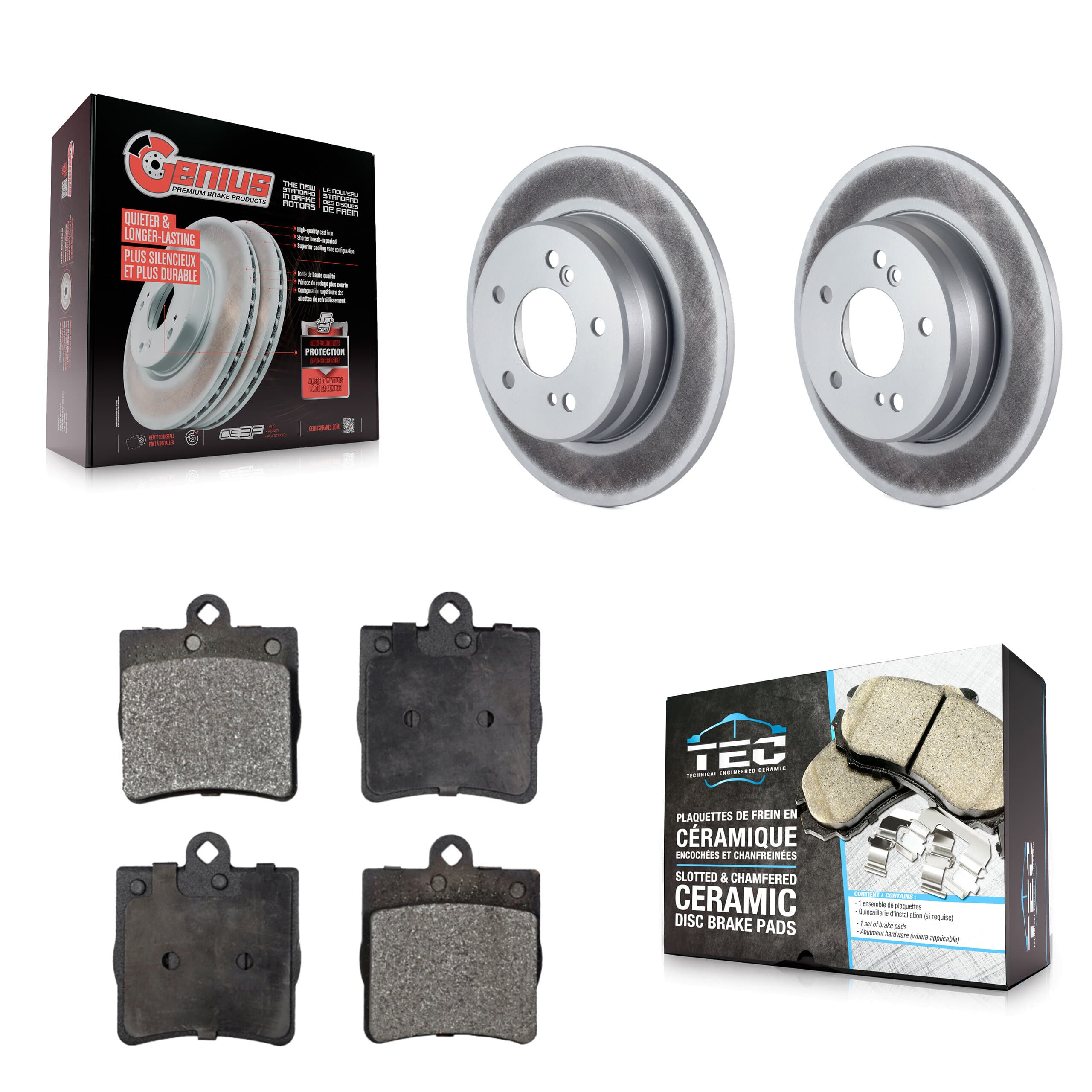 Transit Auto - KGT-101449 - Rear Disc Brake Kits image 1
