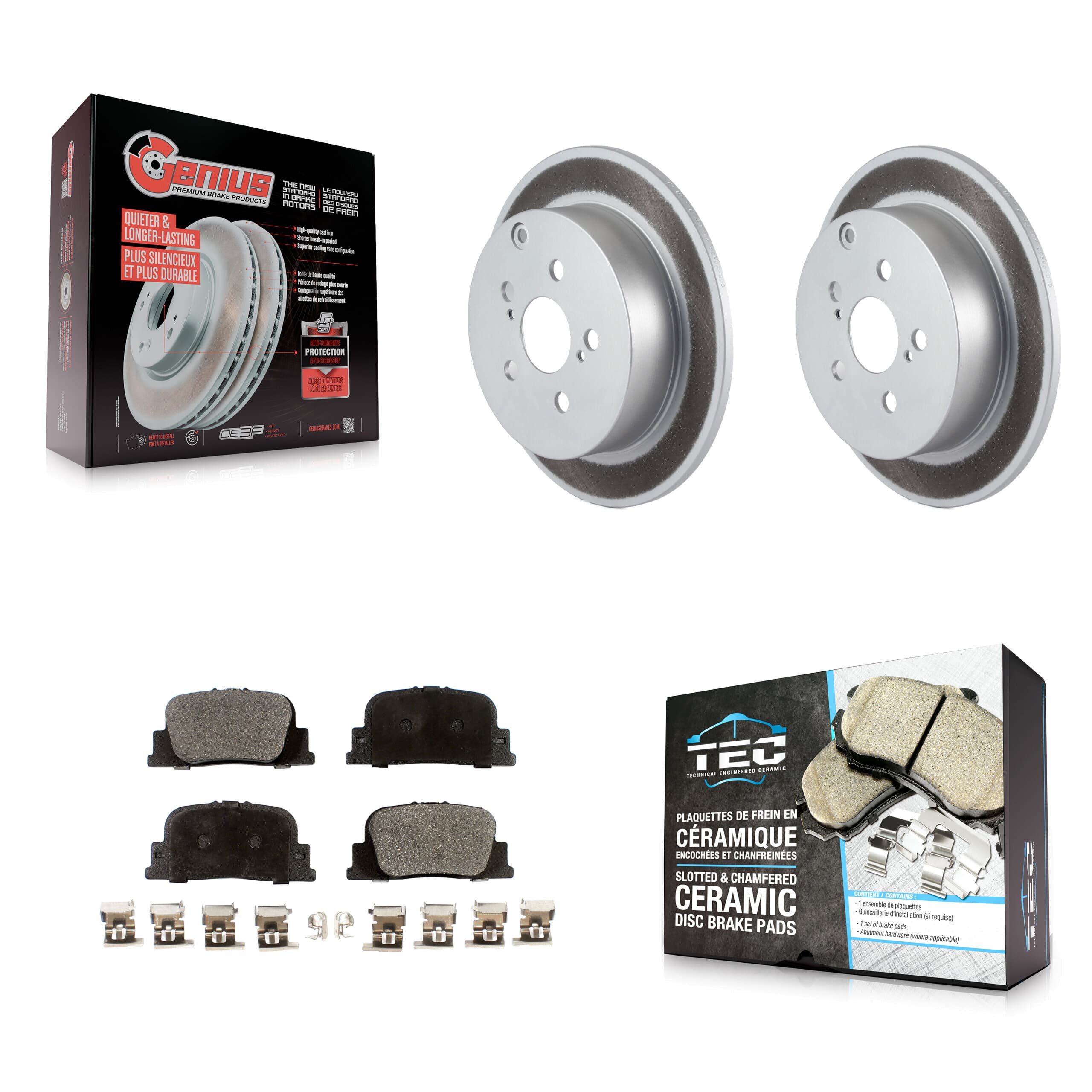 Transit Auto - KGT-101456 - Rear Disc Brake Kits image 1