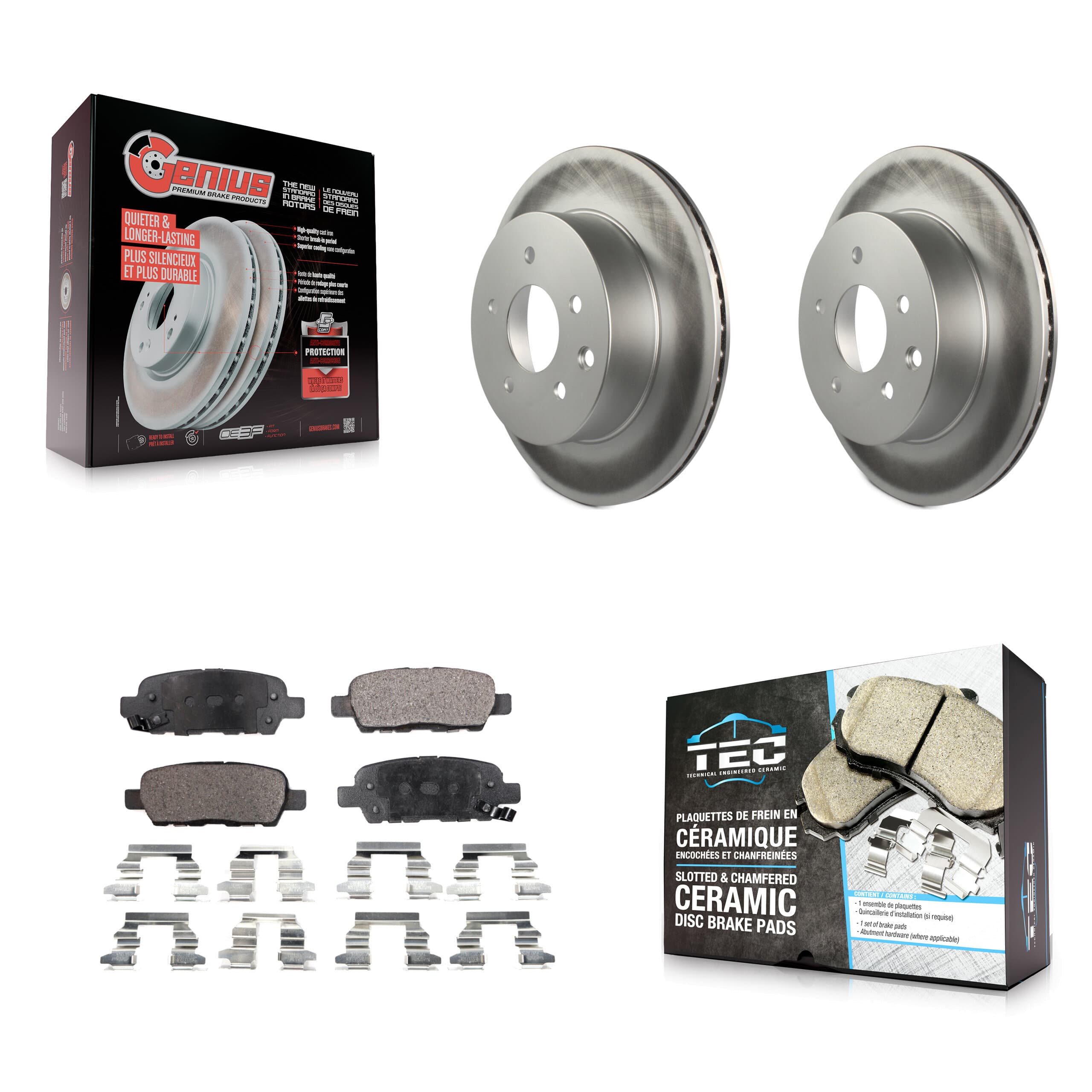 Transit Auto - KGT-101475 - Rear Disc Brake Kits image 1