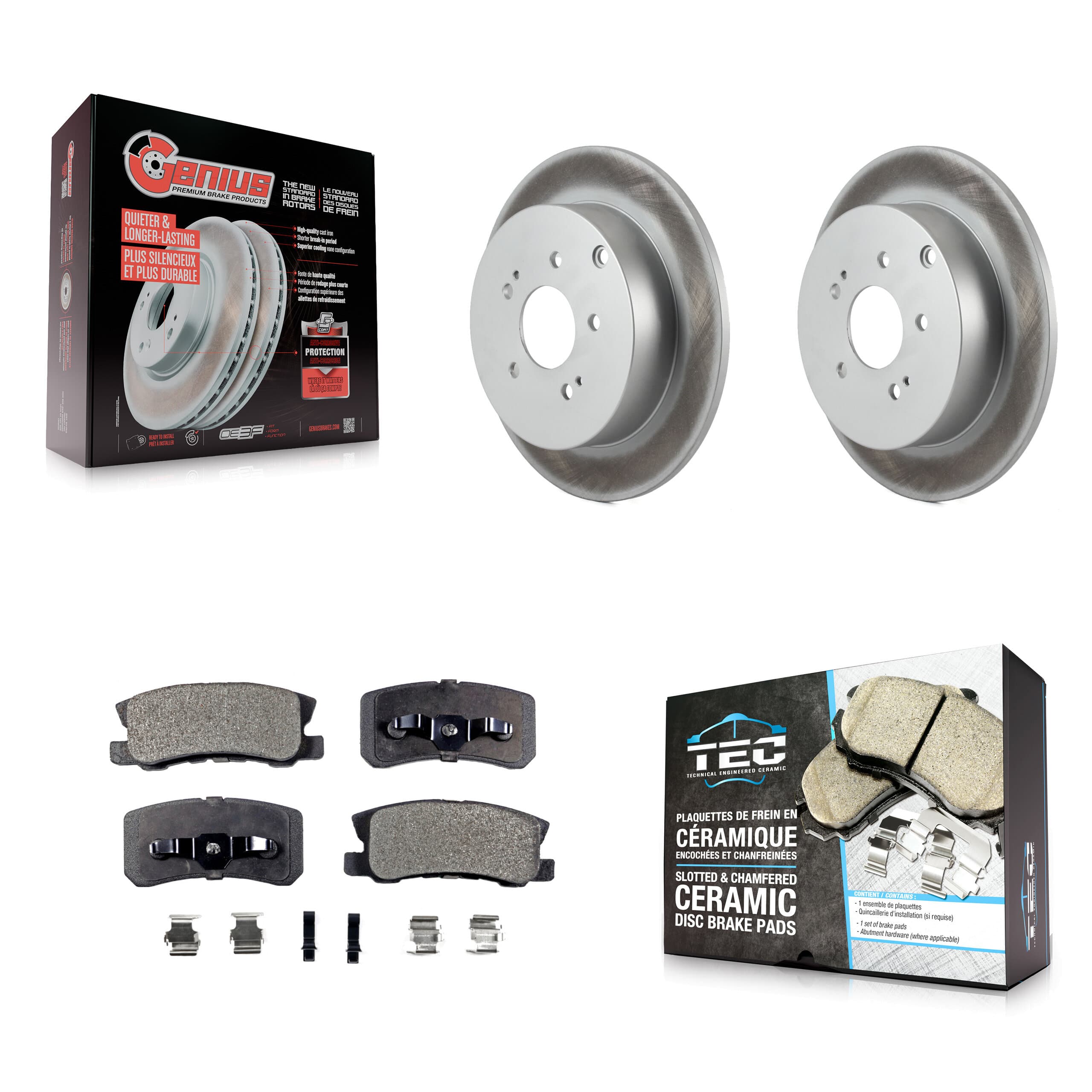Transit Auto - KGT-101485 - Rear Disc Brake Kits image 1
