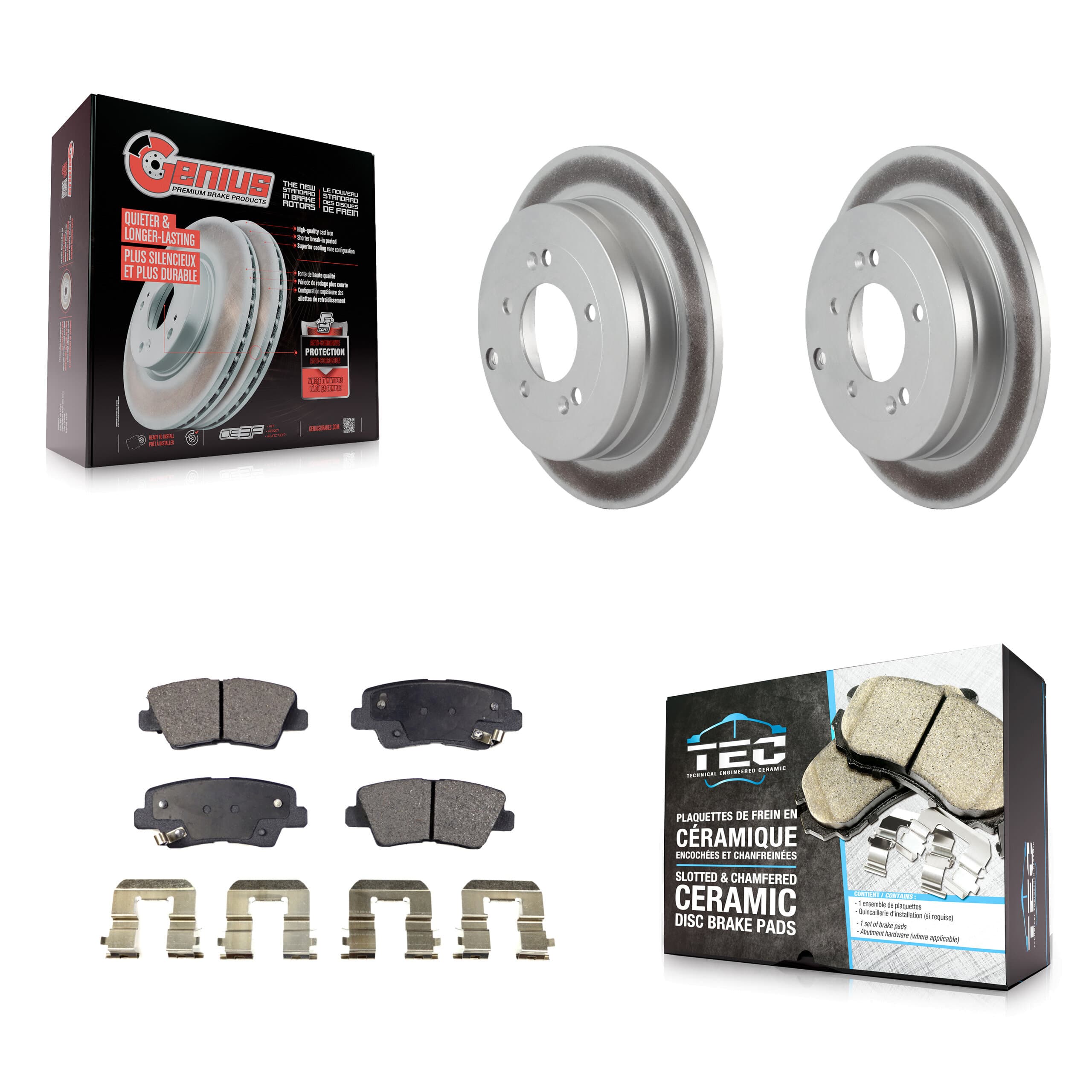 Transit Auto - KGT-101524 - Rear Disc Brake Kits image 1