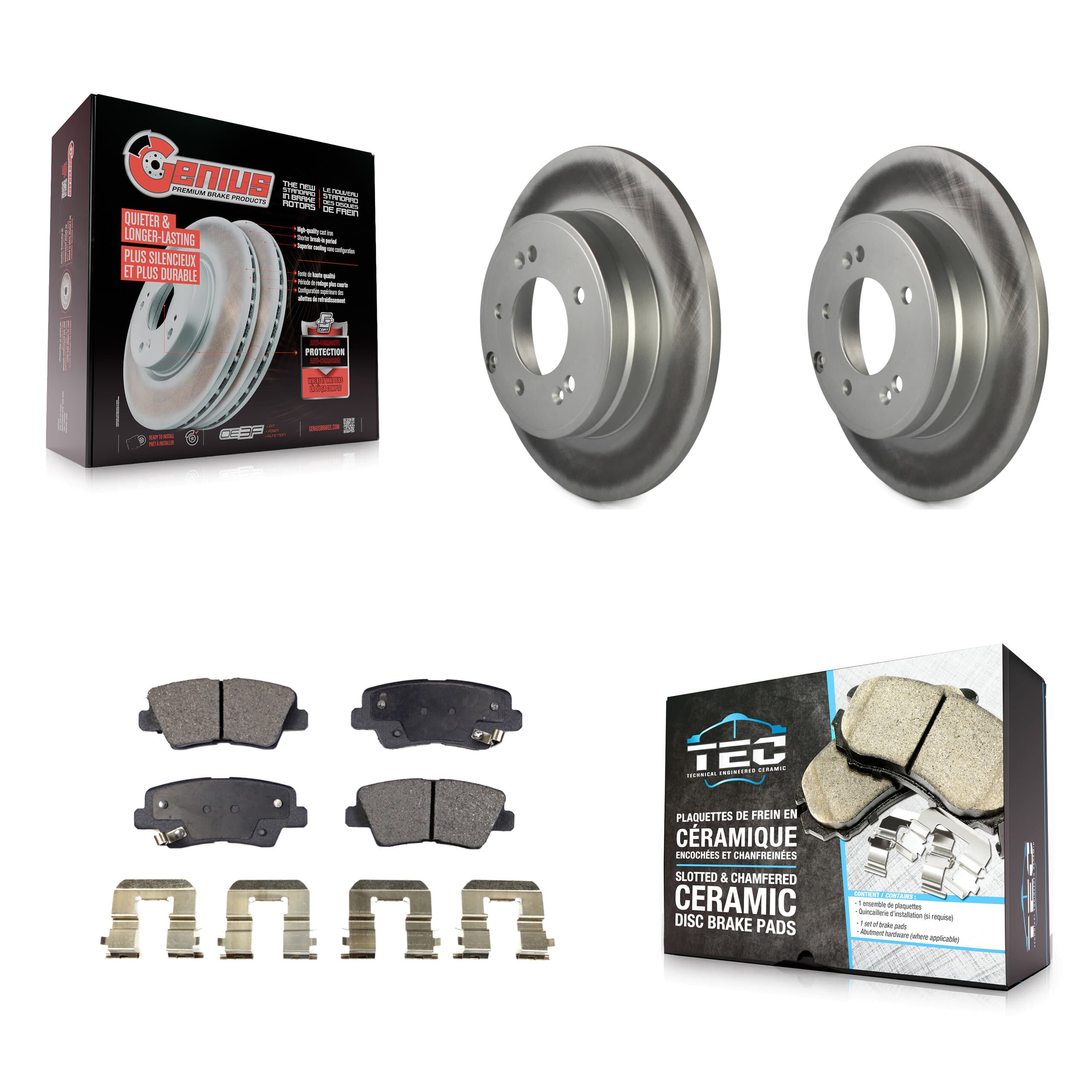 Transit Auto - KGT-101528 - Rear Disc Brake Kits image 1