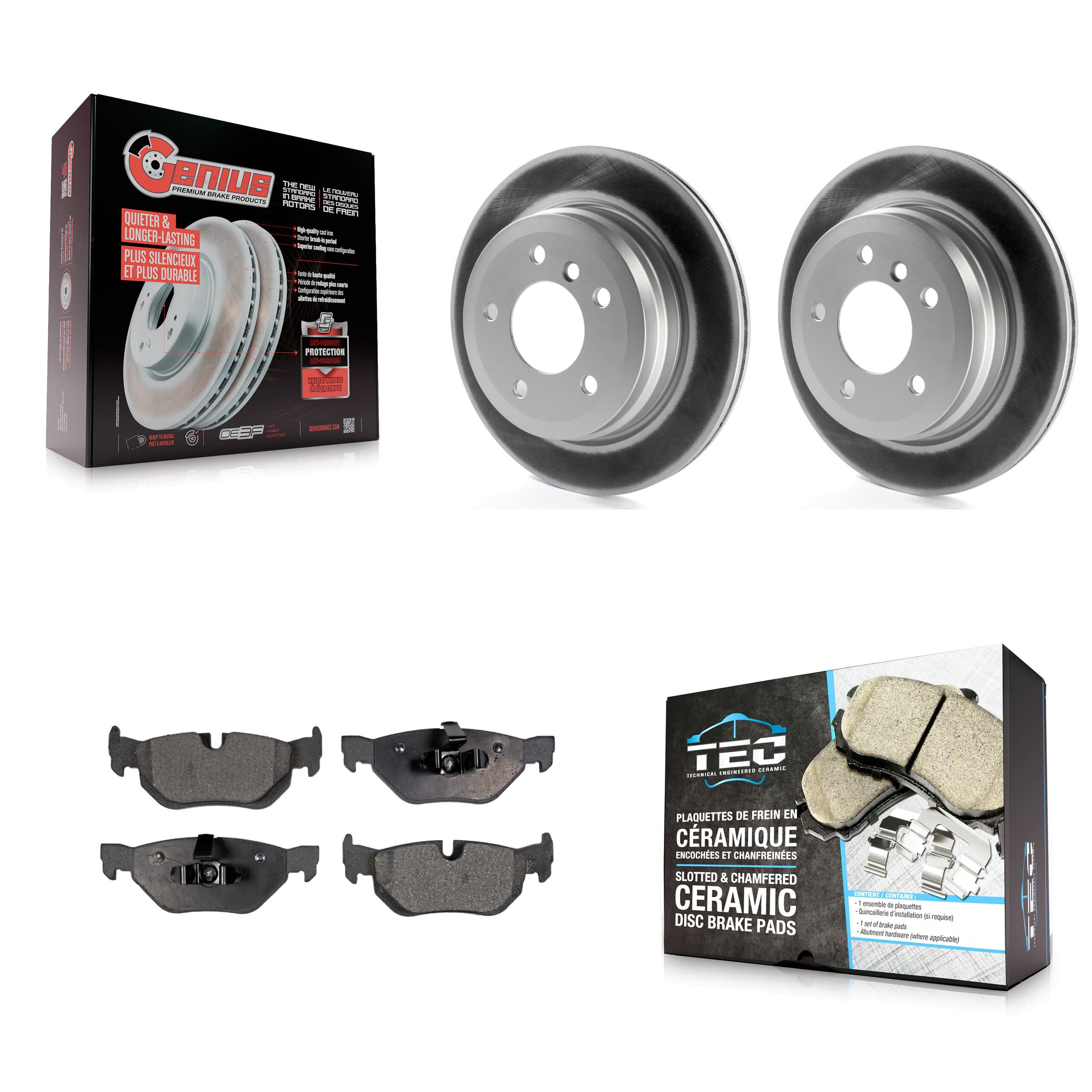 Transit Auto - KGT-101552 - Rear Disc Brake Kits image 1