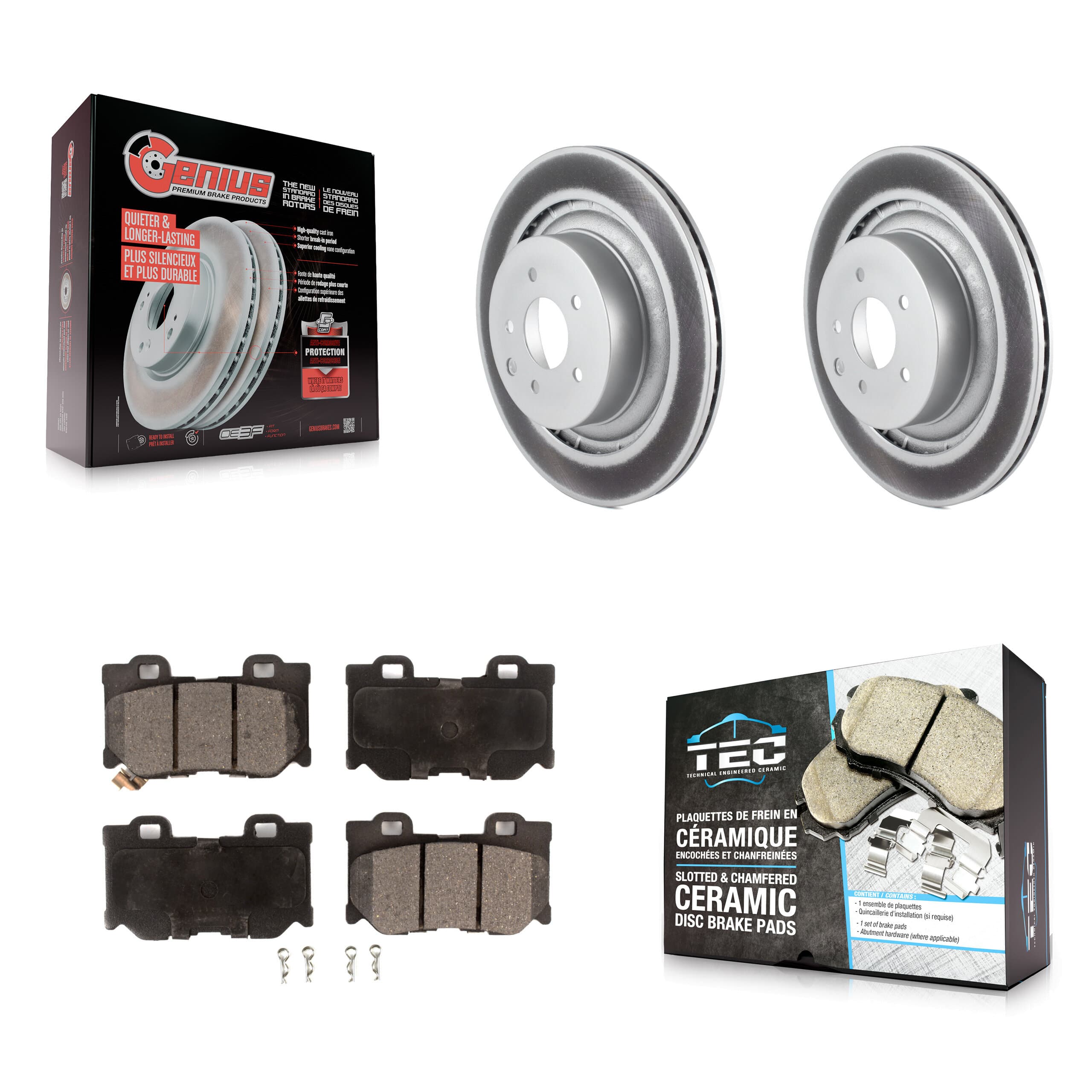 Transit Auto - KGT-101584 - Rear Disc Brake Kits image 1