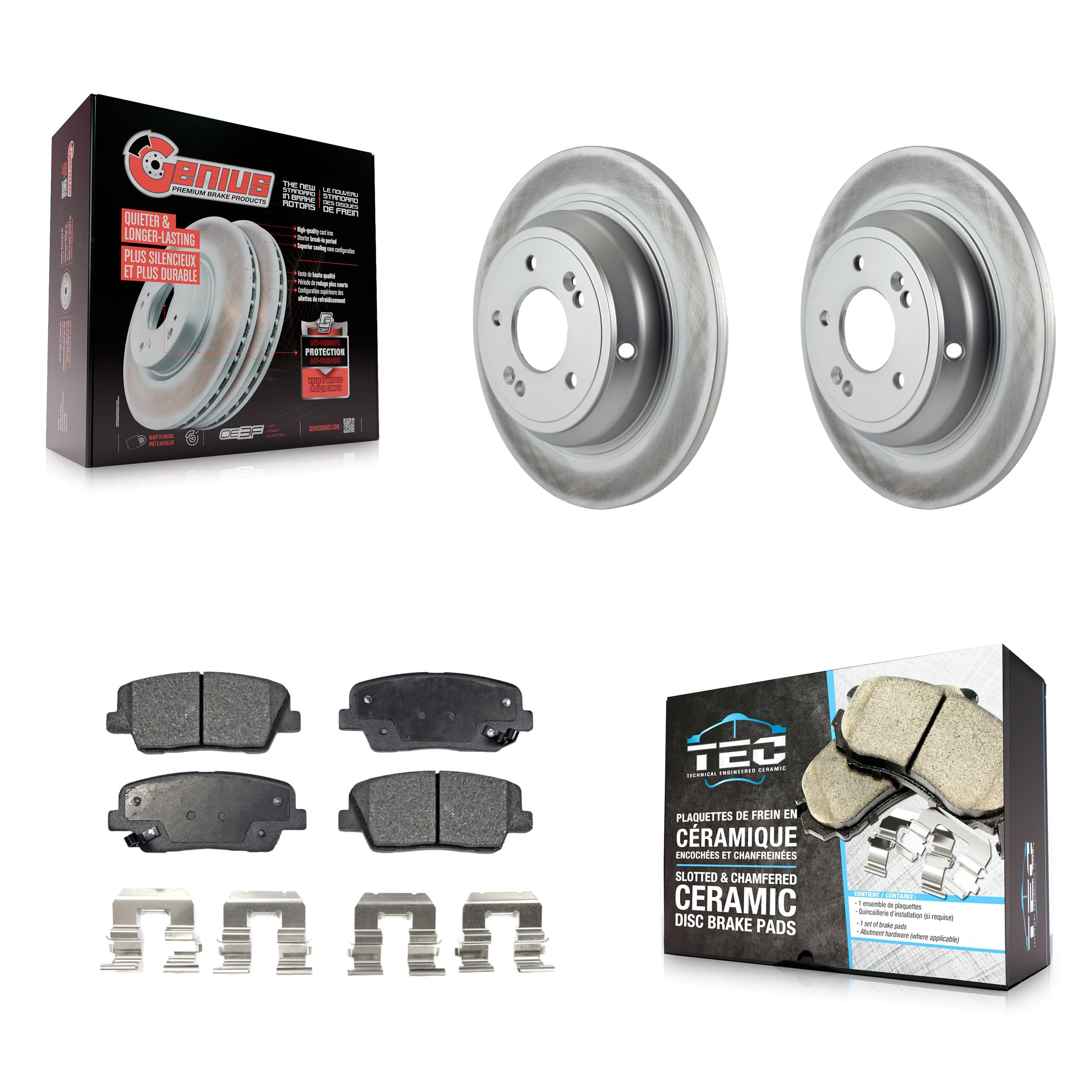Transit Auto - KGT-101592 - Rear Disc Brake Kits image 1