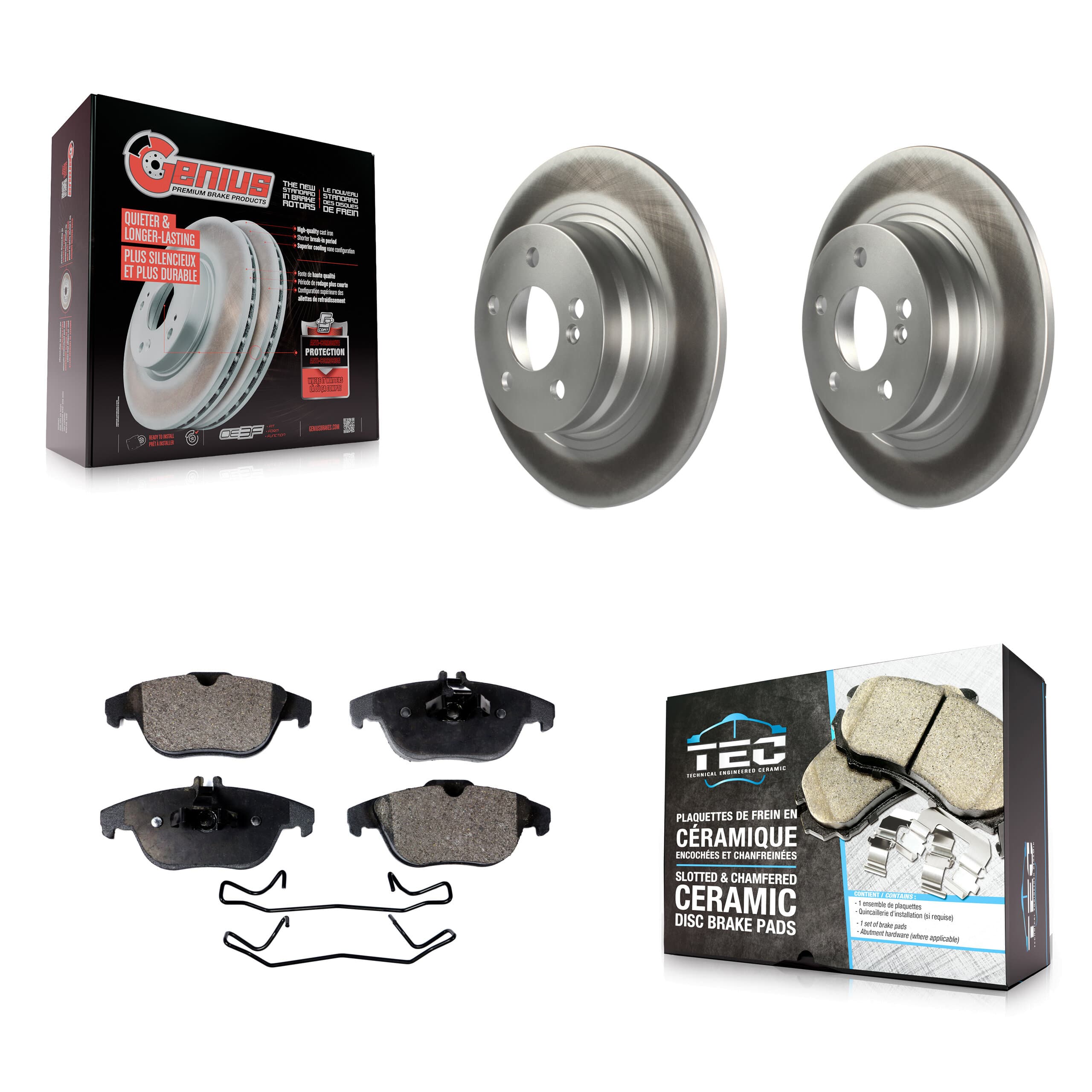 Transit Auto - KGT-101596 - Rear Disc Brake Kits image 1