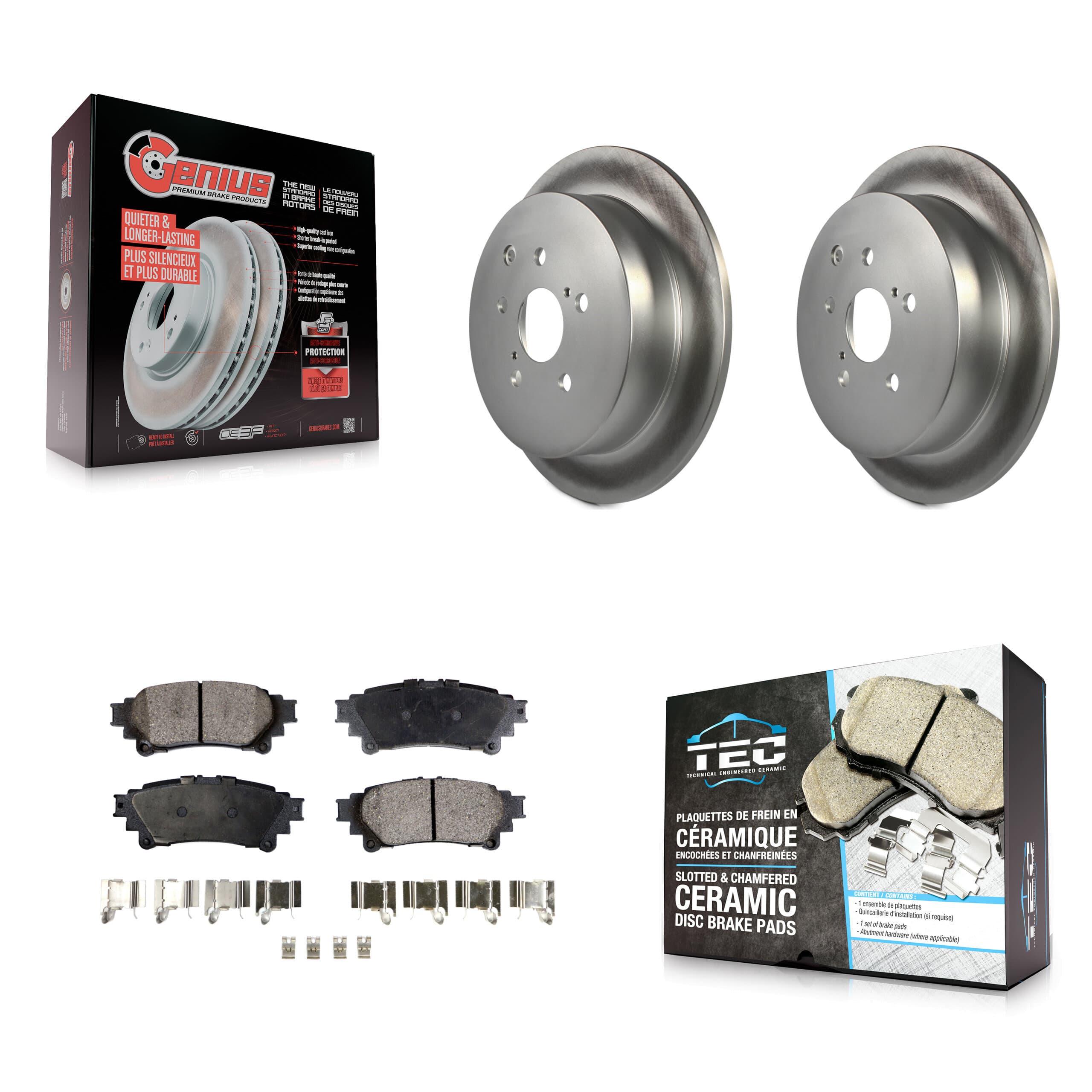 Transit Auto - KGT-101601 - Rear Disc Brake Kits image 1