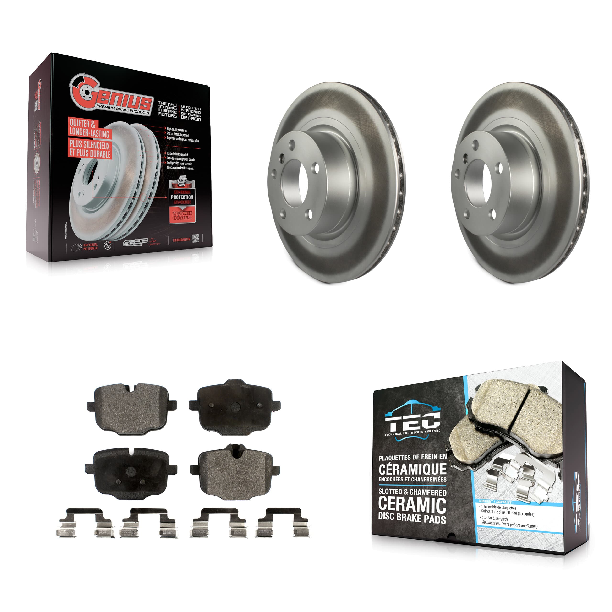 Transit Auto - KGT-101627 - Rear Disc Brake Kits image 1