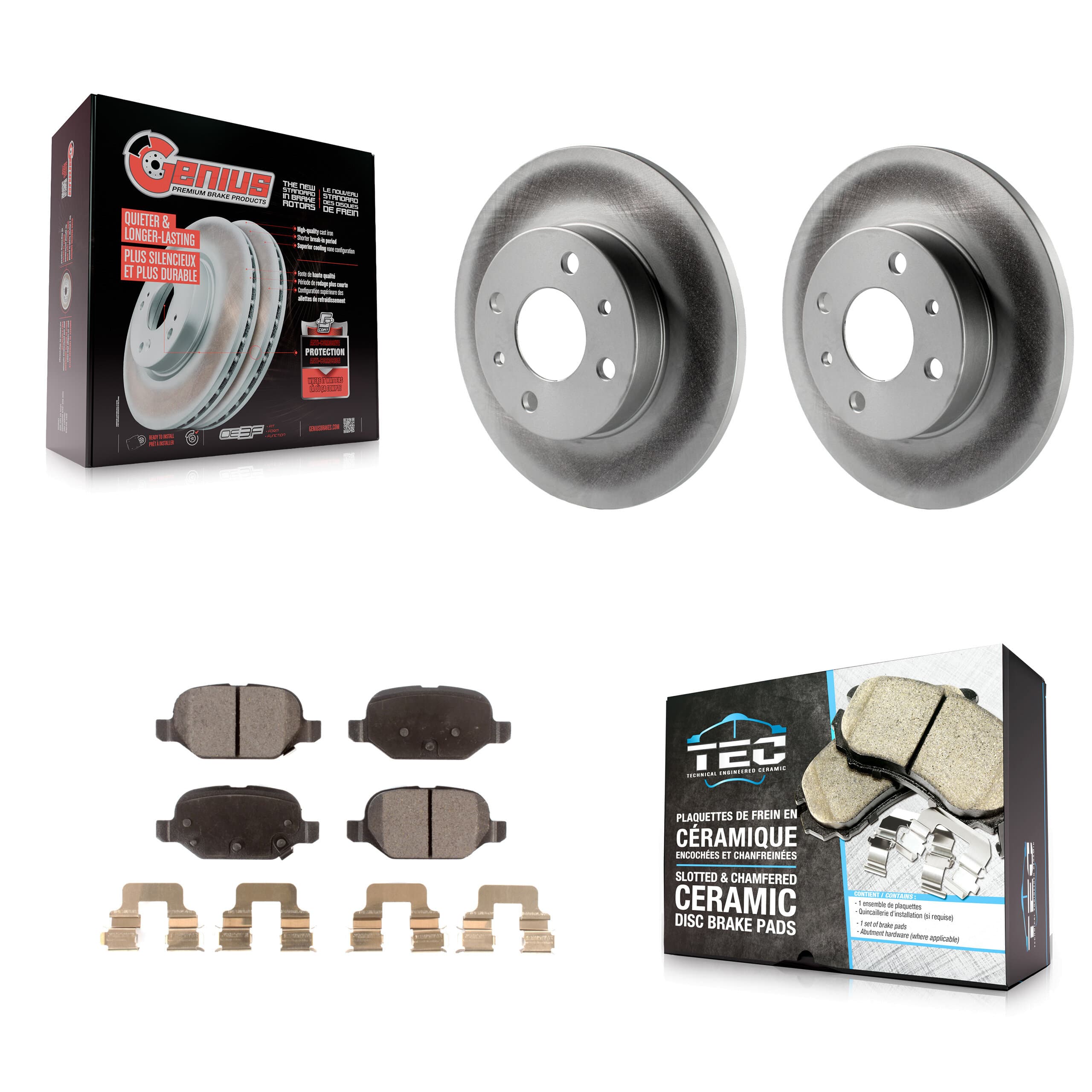 Transit Auto - KGT-101629 - Rear Disc Brake Kits image 1