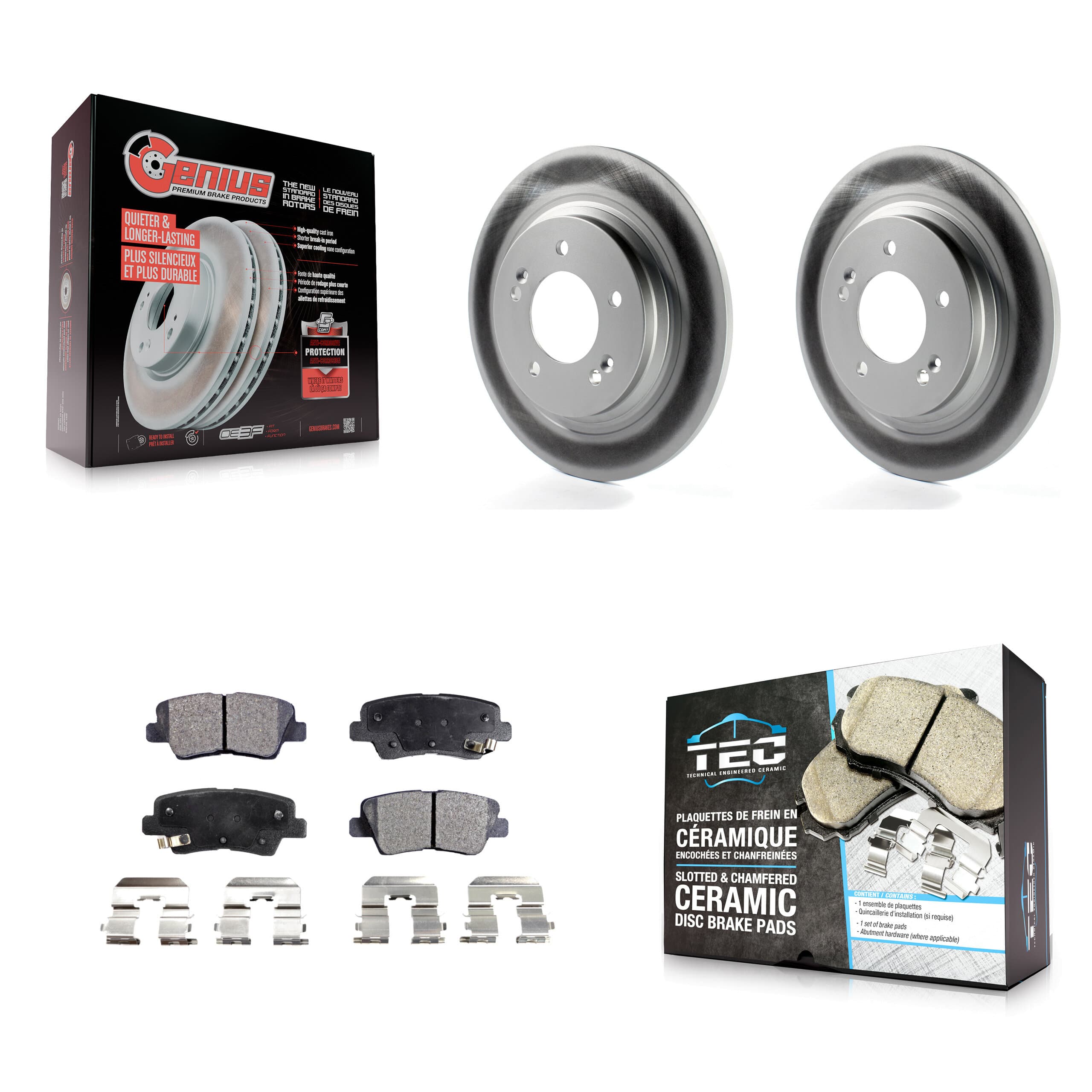 Transit Auto - KGT-101648 - Rear Disc Brake Kits image 1